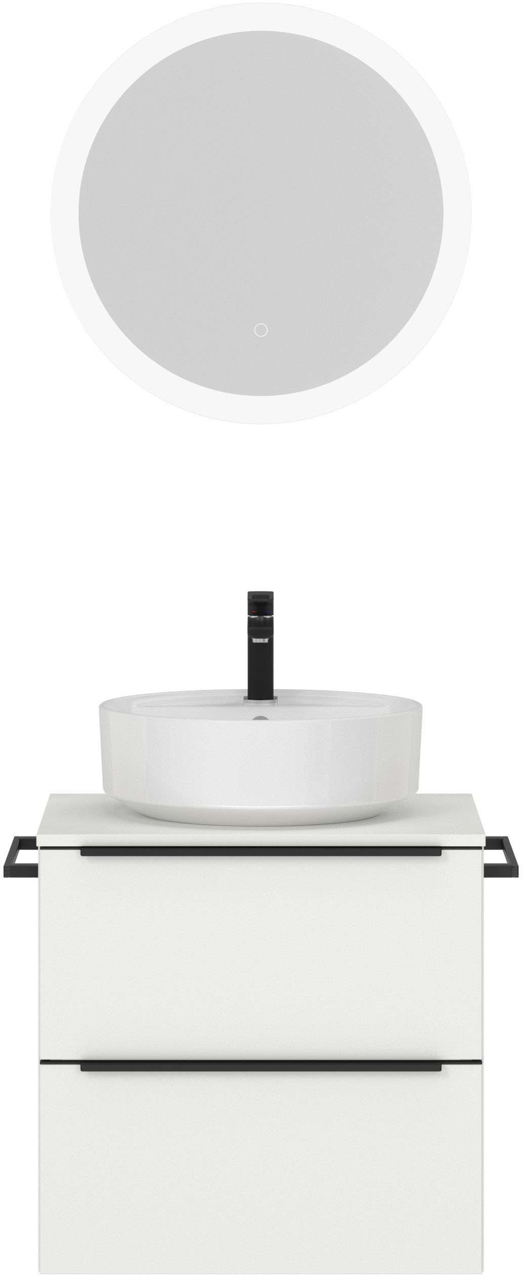 nobilia® Badmöbel-Set »Alvene« vormontiert, mit Soft-Close, 2 Stk. tlg. günstig online kaufen