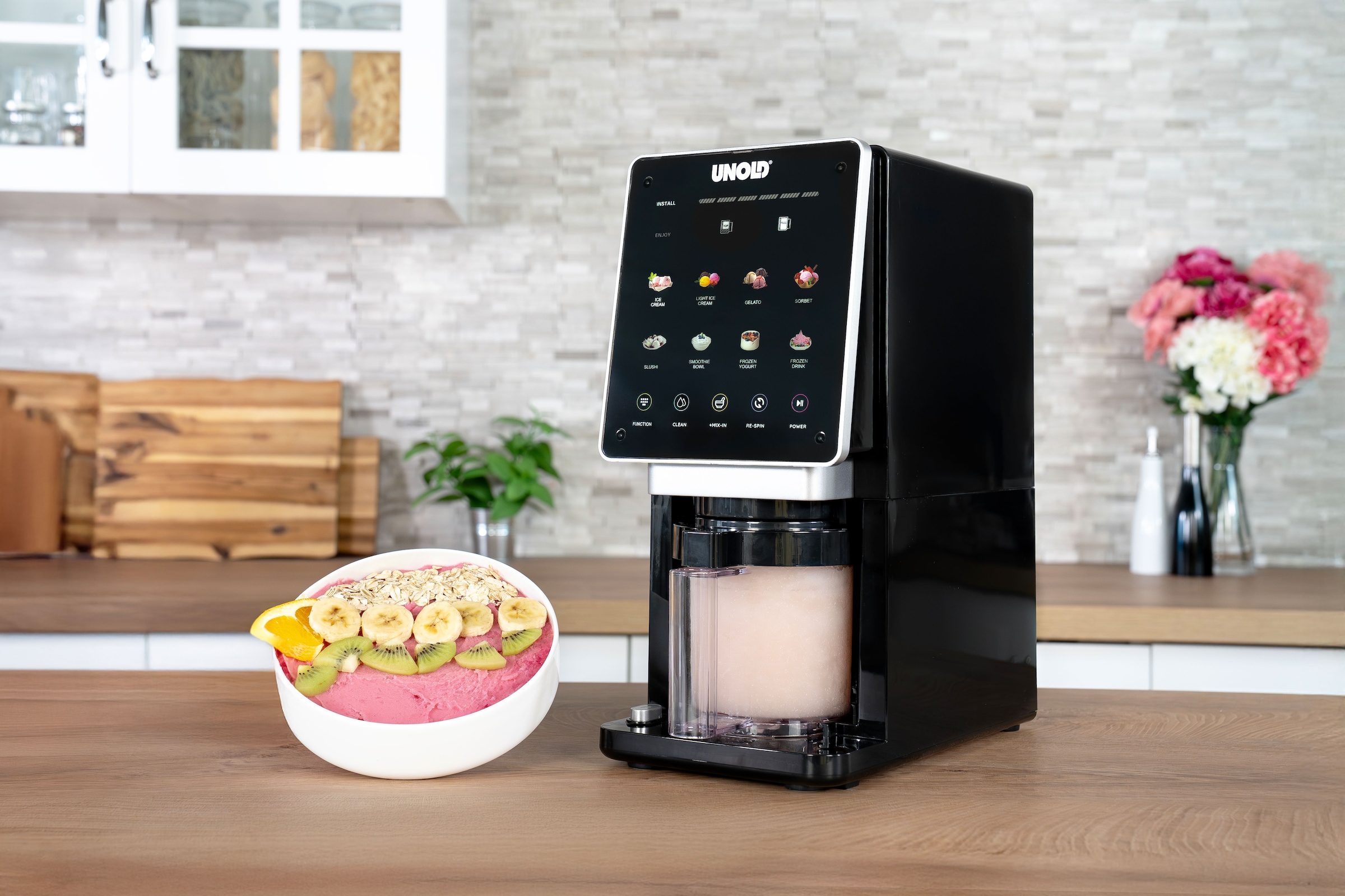 Unold Eismaschine »Cream-Dream, 8 vielseitige Programme« 800 W Inkl. 3 x 500 ml Behälter