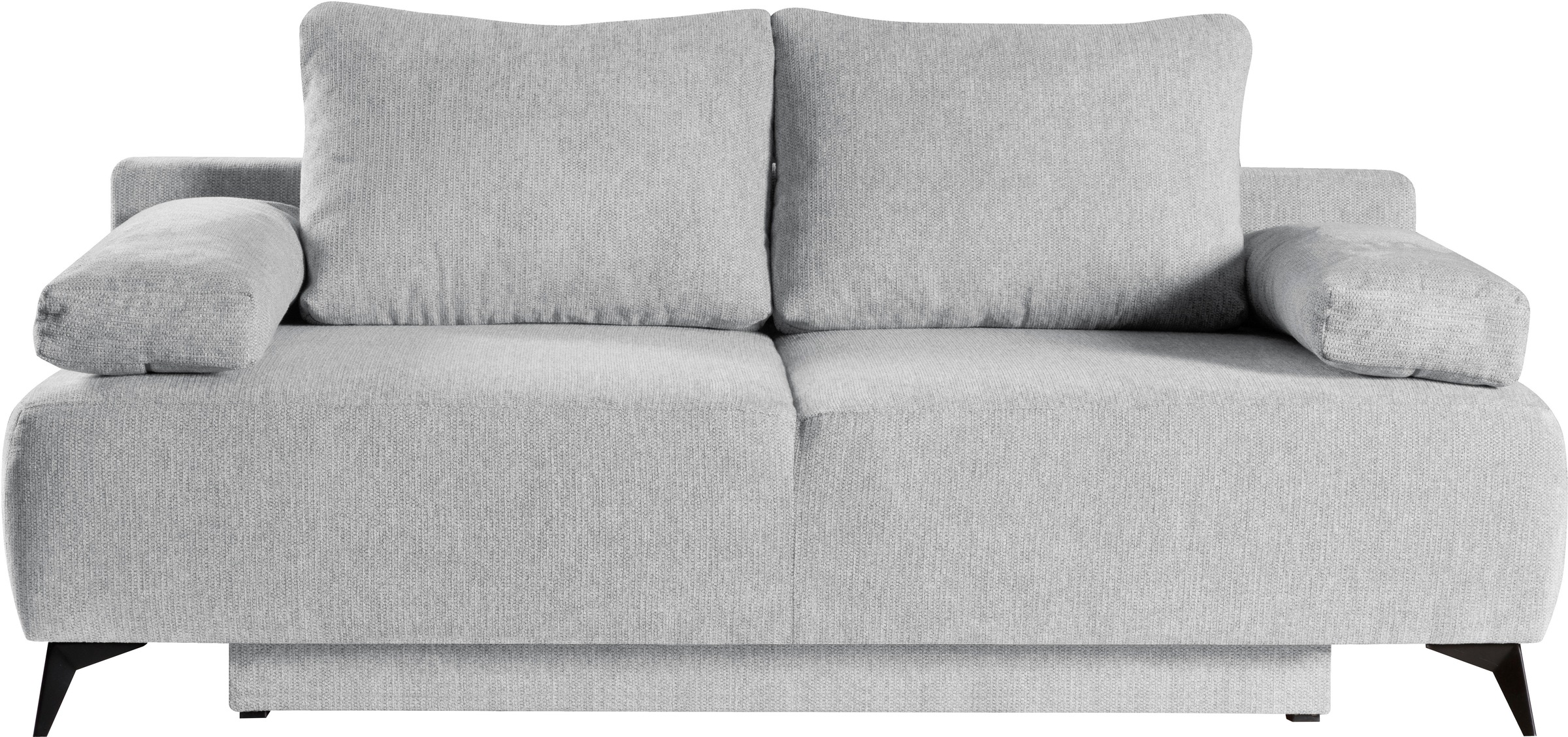 WERK2 Schlafsofa »Viktoria mit Komfortsitz- und Liegehöhe, Breite 200cm,«, bequemes 2-Sitzer Schlafcouch mit Bettkasten