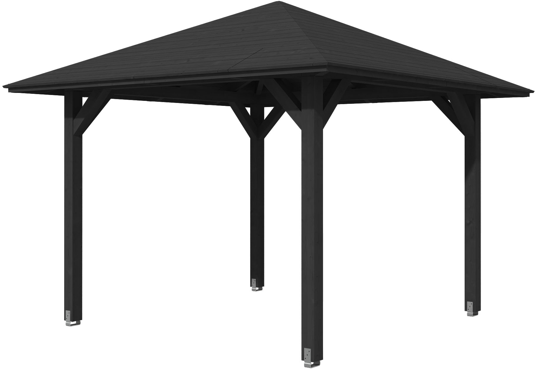 Skanholz Pavillon »Cannes 1«, 4-Eck, BxT: 374x374 cm