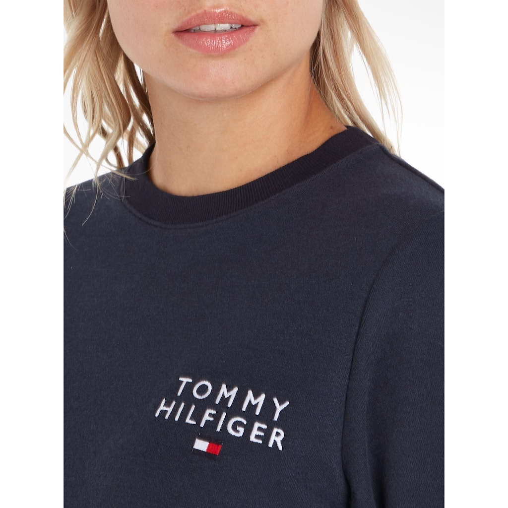 Tommy Hilfiger Underwear Rundhalspullover »TRACK TOP«, mit Tommy Hilfiger Markenlabel