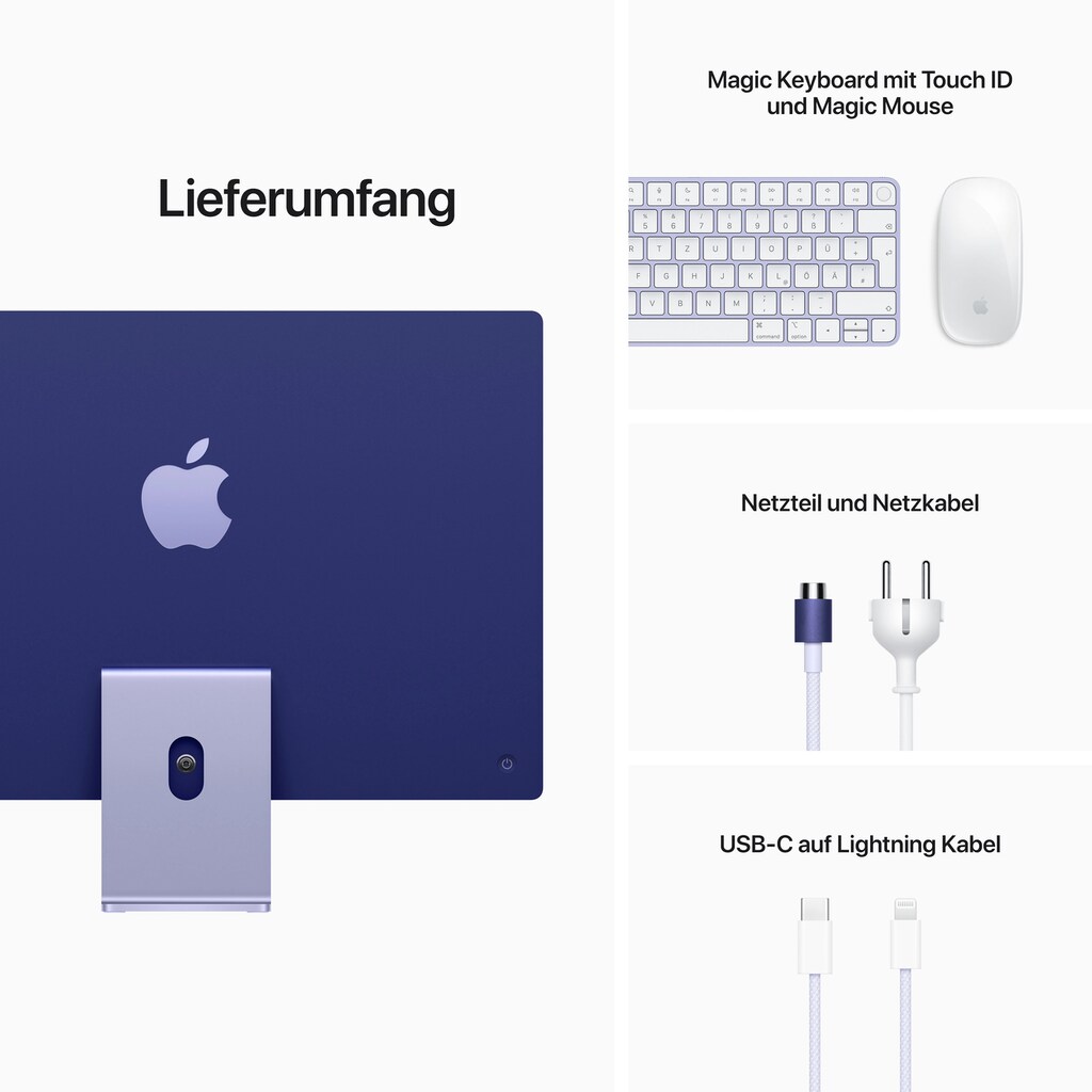 Apple iMac »iMac 24" mit 4,5k Retina Display Z130«