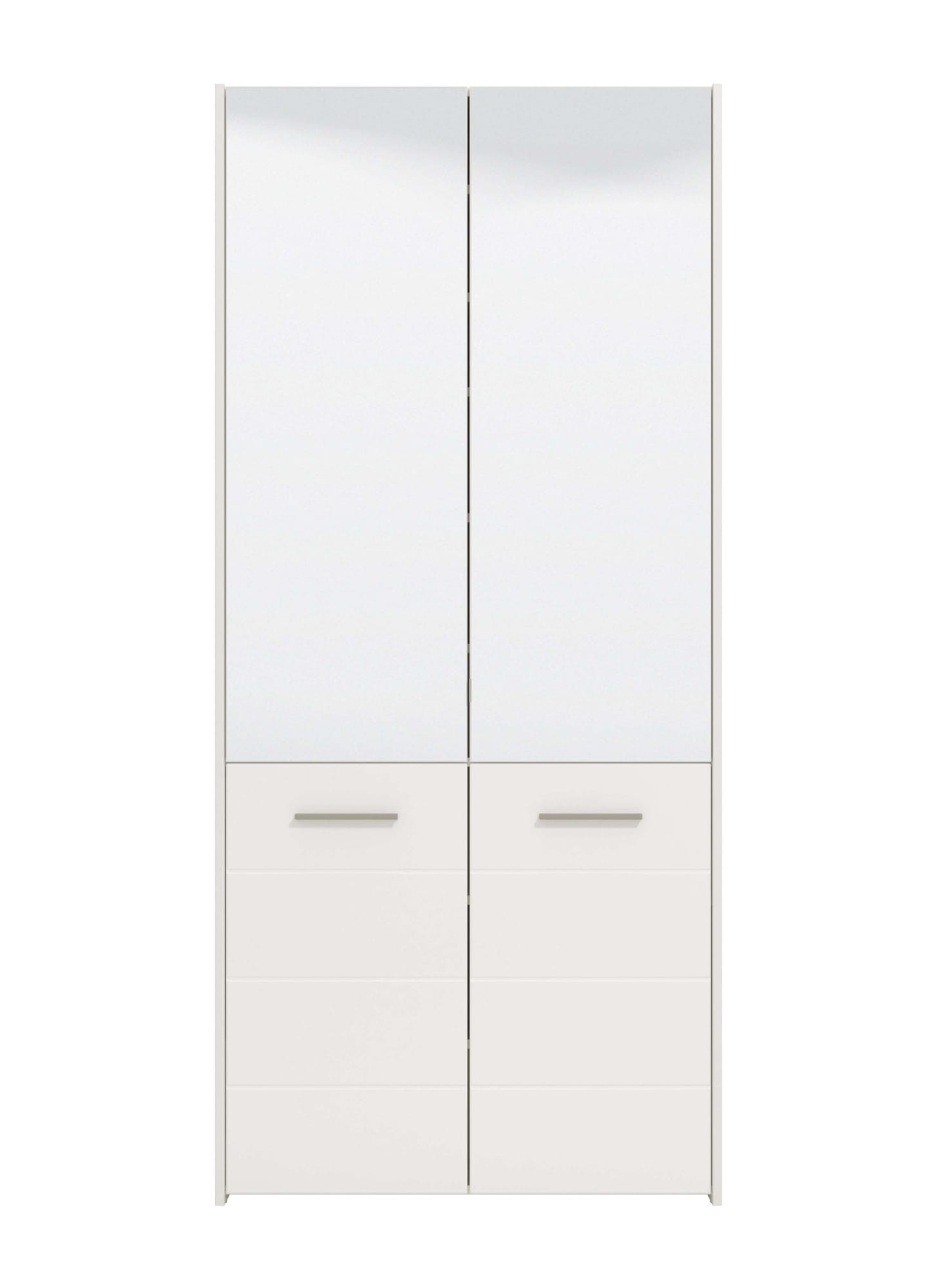 INOSIGN Schuhschrank »Menorca Schuhkommode, Lagerschrank, Schuhregal, Breite 90 cm«, mit vier Türen, in modernen und eleganten Farben, mit zwei Spiegeln