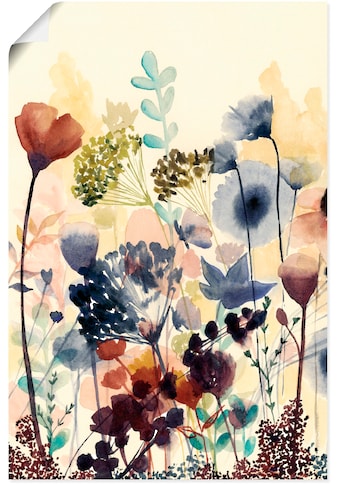Artland Wandbild »Sonnengetrocknete Blüten I«, Blumenwiese, (1 St.), als Alubild,... kaufen