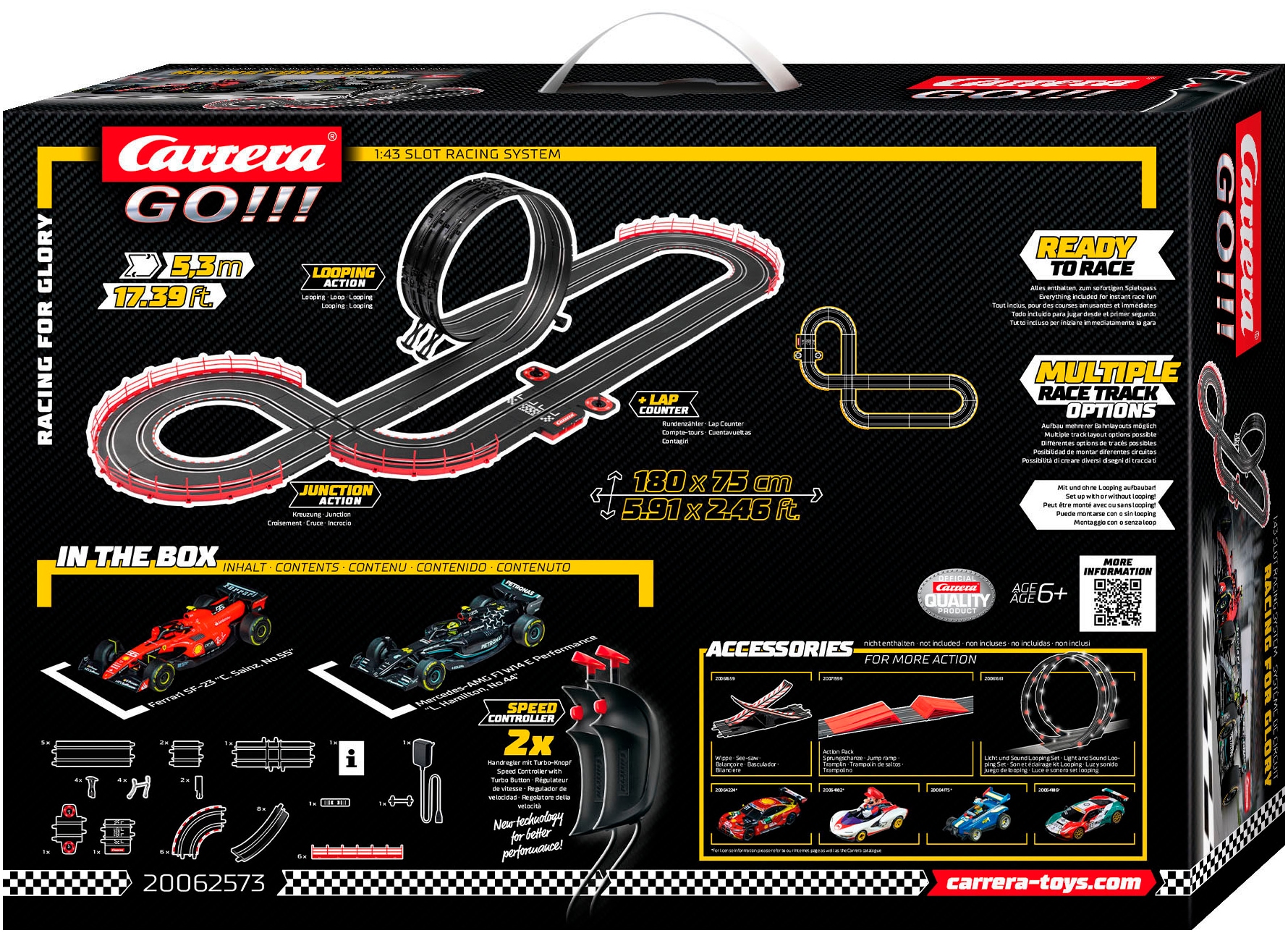 Carrera® Autorennbahn »Carrera GO!!! - Racing for Glory (Formel 1)«