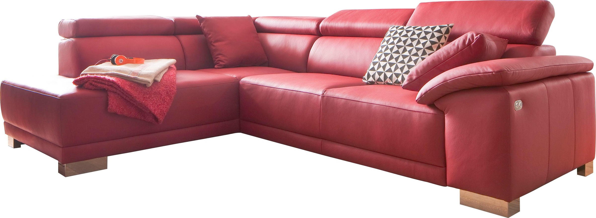 3C Candy Ecksofa »Menorca modern und bequem, OTTOs Choice, L-Form«, Kopftei günstig online kaufen