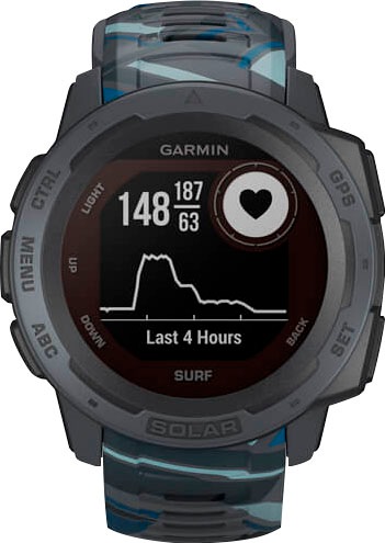 Garmin Smartwatch »Instinct Solar – Surf Edition«