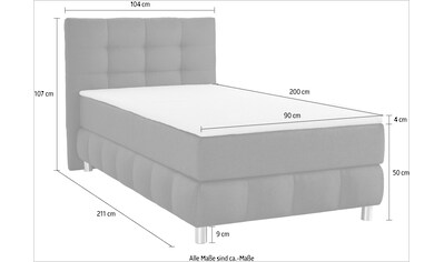 andas Boxspringbett »Oregon« kaufen andas Boxspringbett »Oregon« kaufen