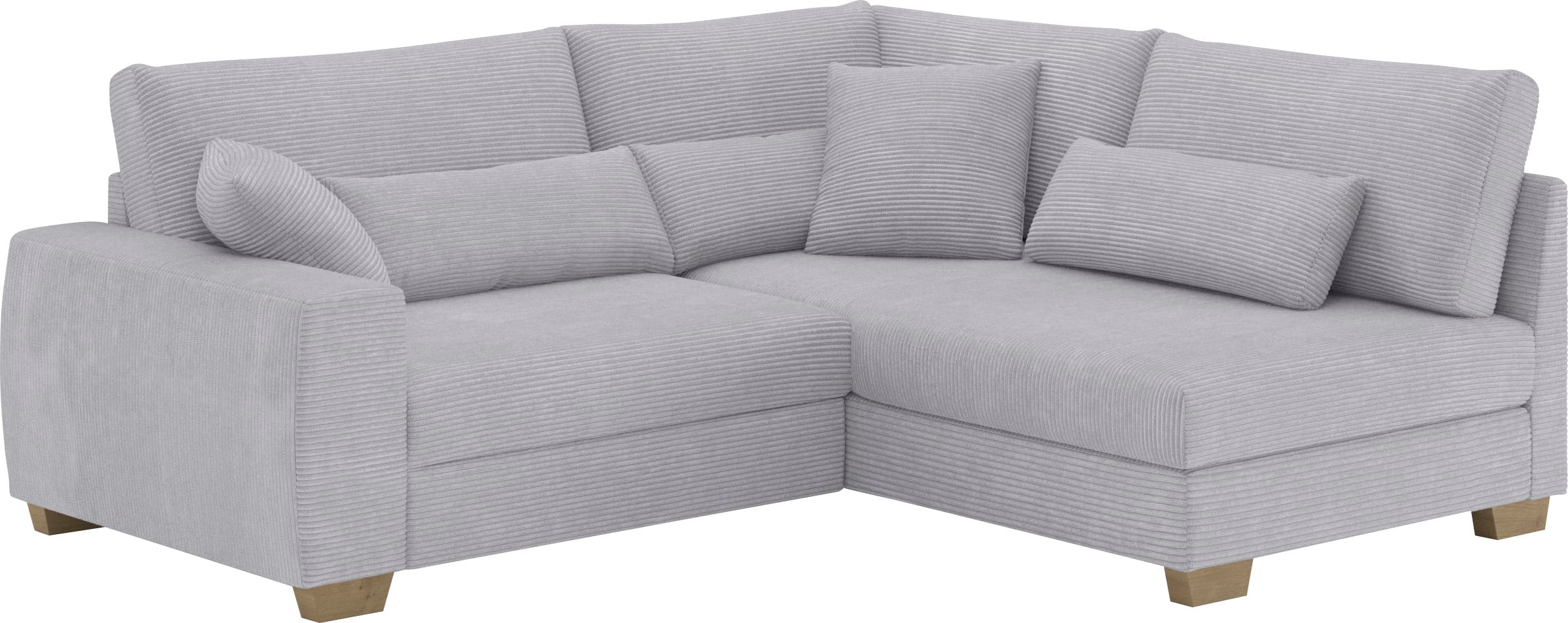 Mr. Couch Ecksofa »Helena L-Form«, Mit Federkern, wahlweise mit Bettfunktion und Taschenfederkern