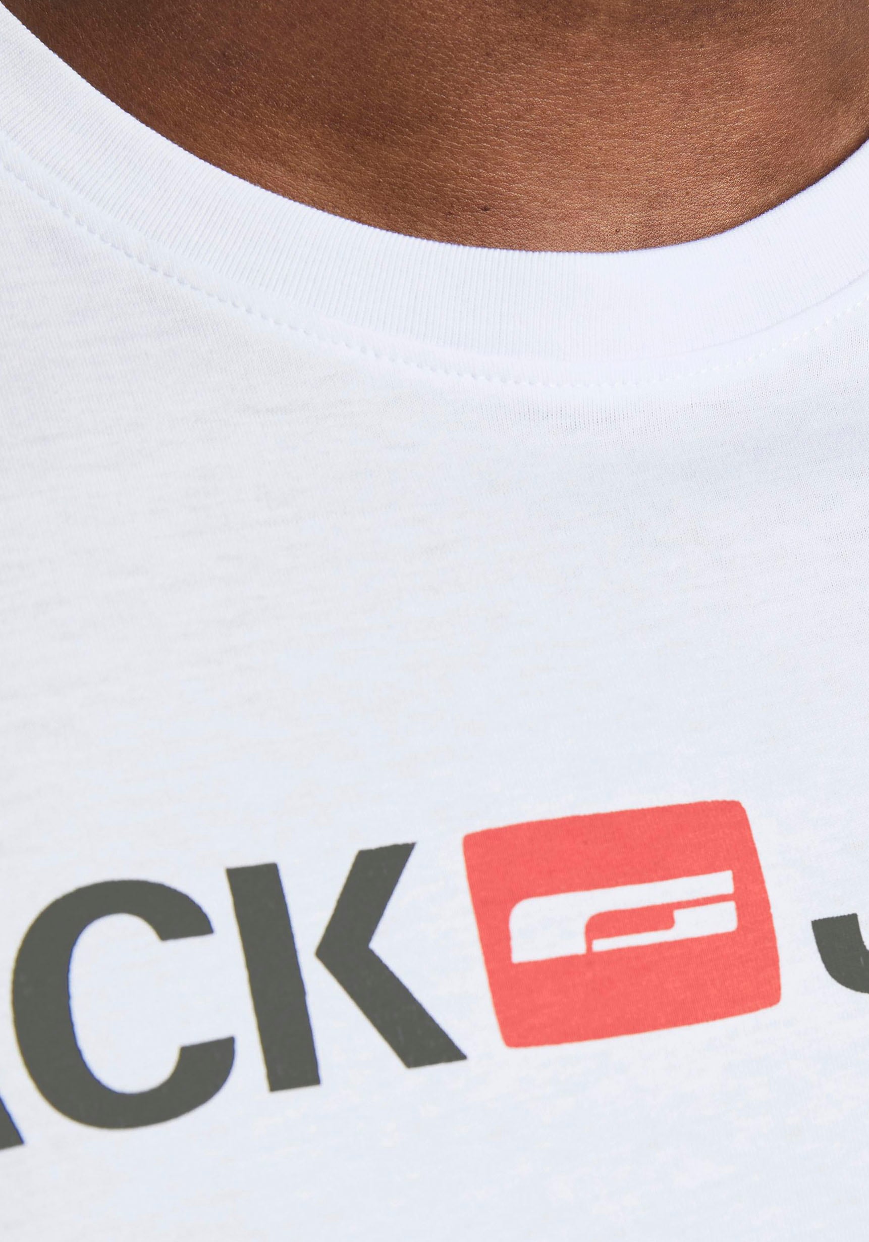 Jack & Jones PlusSize T-Shirt »CORP LOGO TEE«, bis Größe 6XL