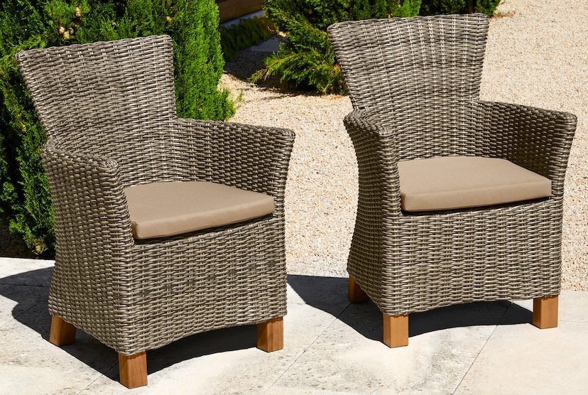 Garden Pleasure Garten-Essgruppe »CALVIA«, (Set, 3 tlg.)