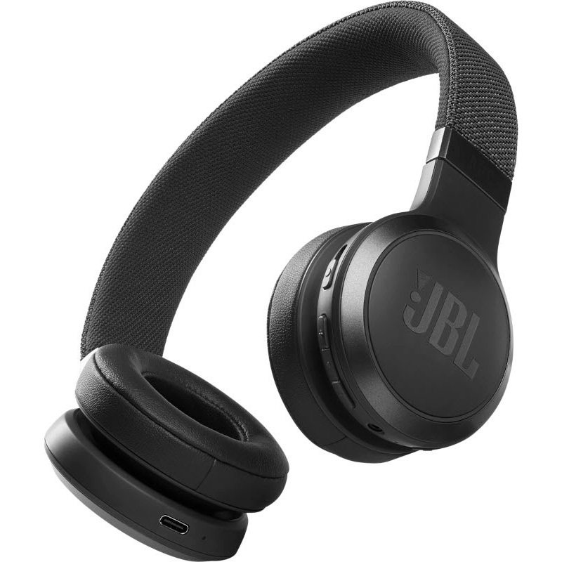 JBL On-Ear-Kopfhörer »LIVE 460NC Kabelloser« Bluetooth Noise-Cancelling schwarz Multi-Point-Verbindung, Google Fast Pair