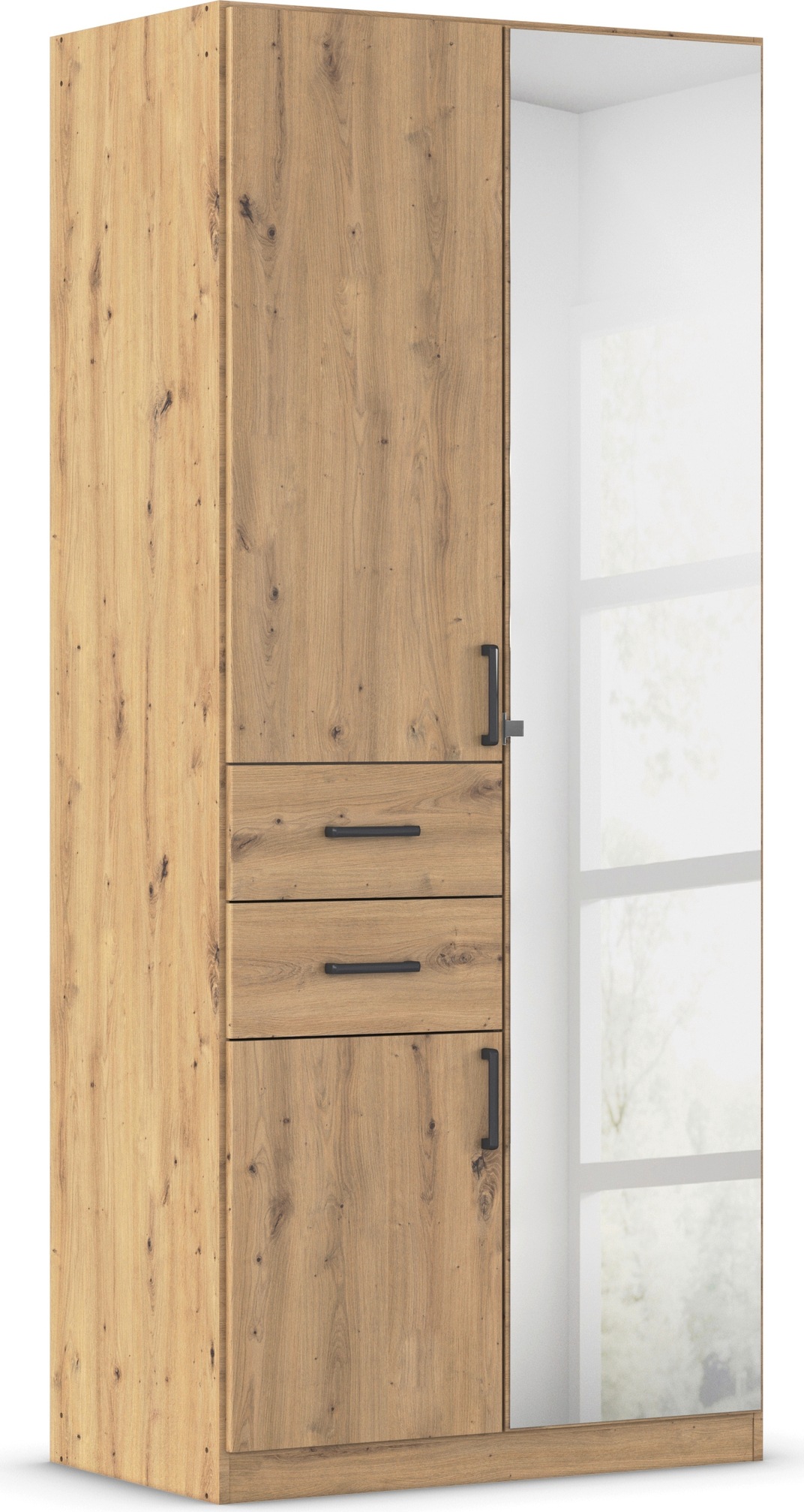 rauch Drehtürenschrank "Maika" mit Spiegel, 2 Schubladen, in verschiedenen günstig online kaufen