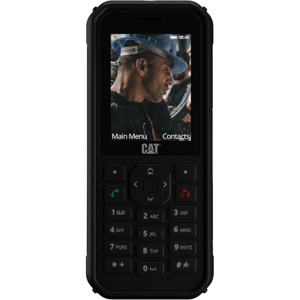 CAT Handy »CAT B40, Dual-Sim«, black, 6,1 cm/2,4 Zoll, 2 MP Kamera