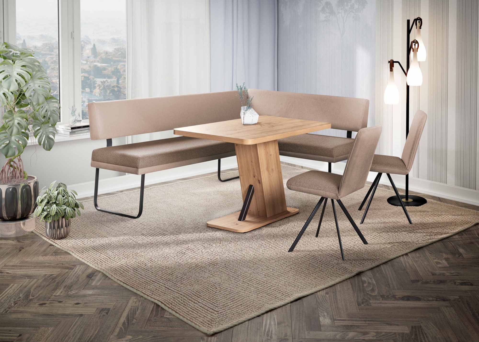 Home affaire Esszimmerstuhl »Gabi Polsterstuhl, Küchenstuhl, 4-Fußstuhl« () günstig online kaufen