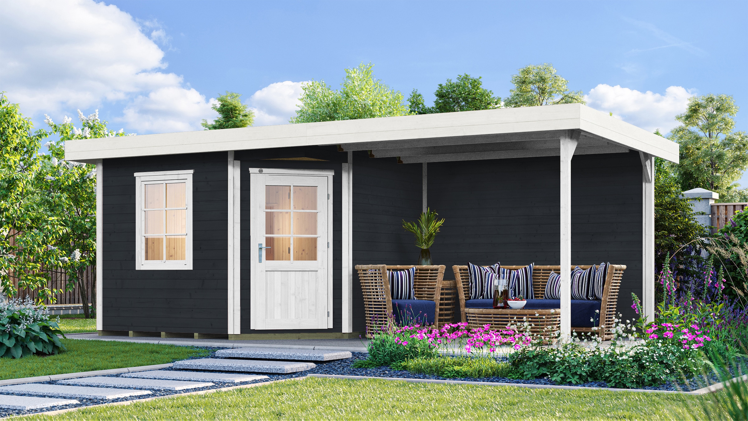 weka Saunahaus »SALO 2« inkl. hochwertiger Elementsauna