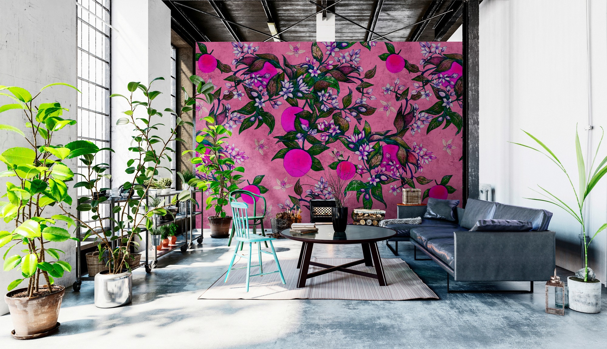 living walls Fototapete »Walls by Patel Grapefruit Tree 2« glatt Vlies, Wan günstig online kaufen