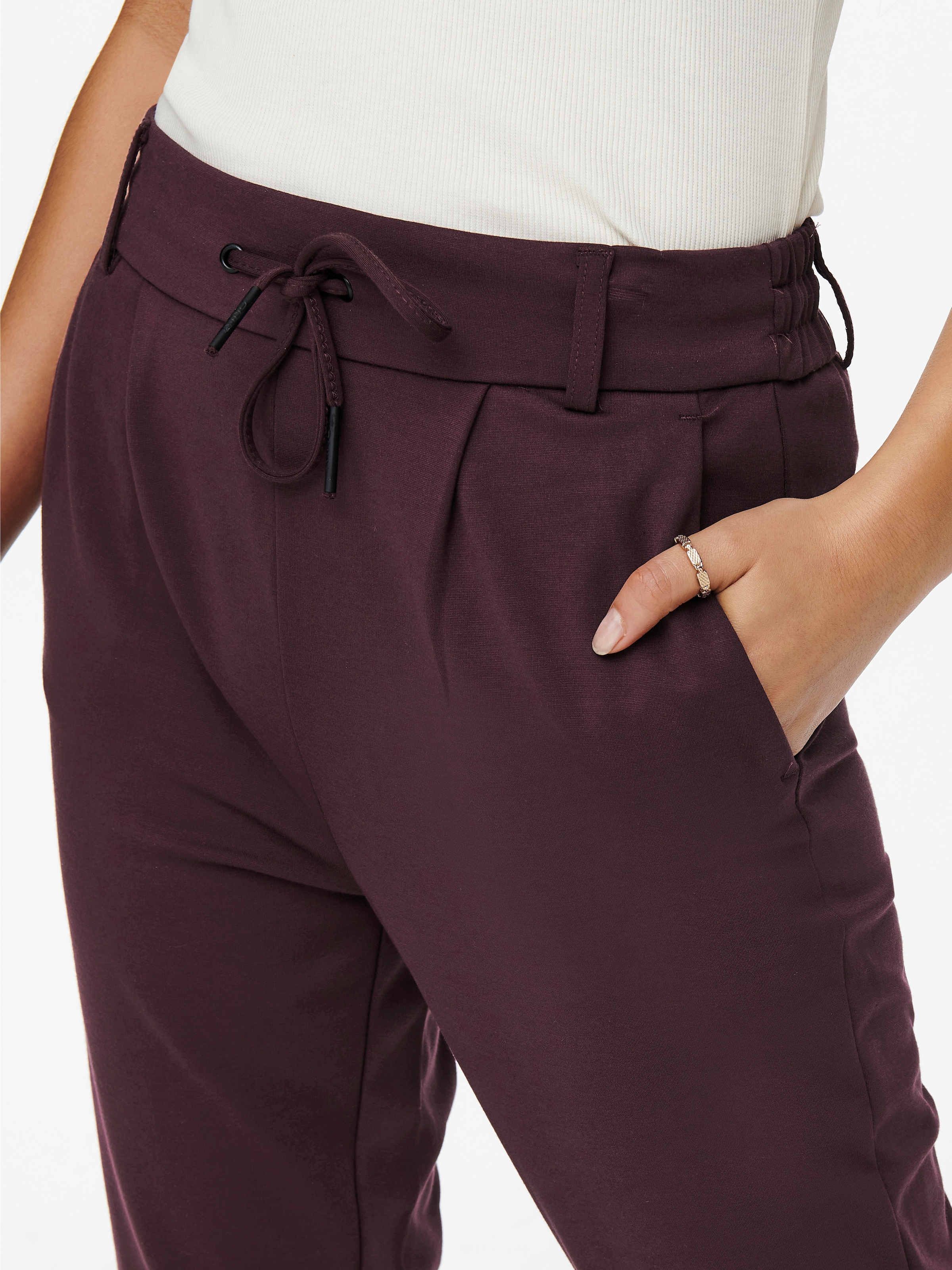 ONLY Jogger Pants »ONLPOPTRASH LIFE EASY COL PANT PNT NOOS«, mit elastischem Bund und Kordelzug