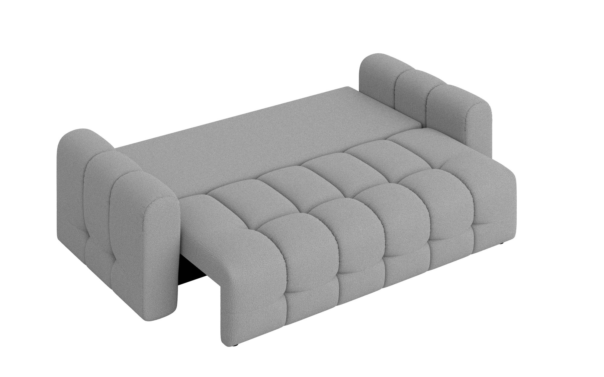 INOSIGN 3-Sitzer »Manilla, wahlweise mit Bettfunktion, B/T/H 265/117/91 cm«, mit Wellenunterfederung, in verschiedenen Materialien und Farben