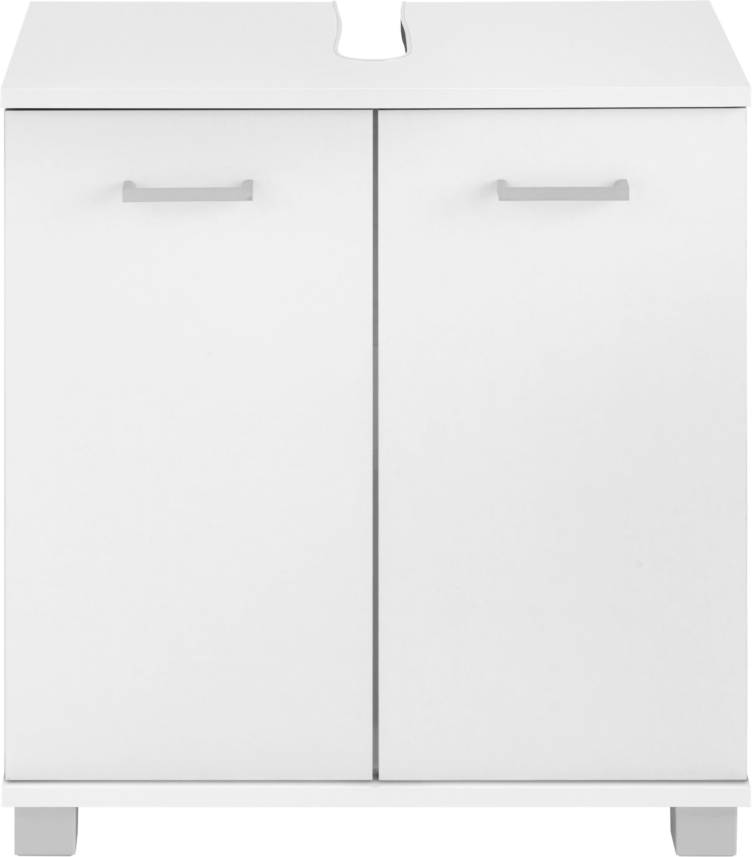 Schildmeyer Waschbeckenunterschrank »Mobes, Made in Germany«, Breite/Höhe: 59,8/62,4 cm, Badschrank mit Doppeltür, Zwischenboden