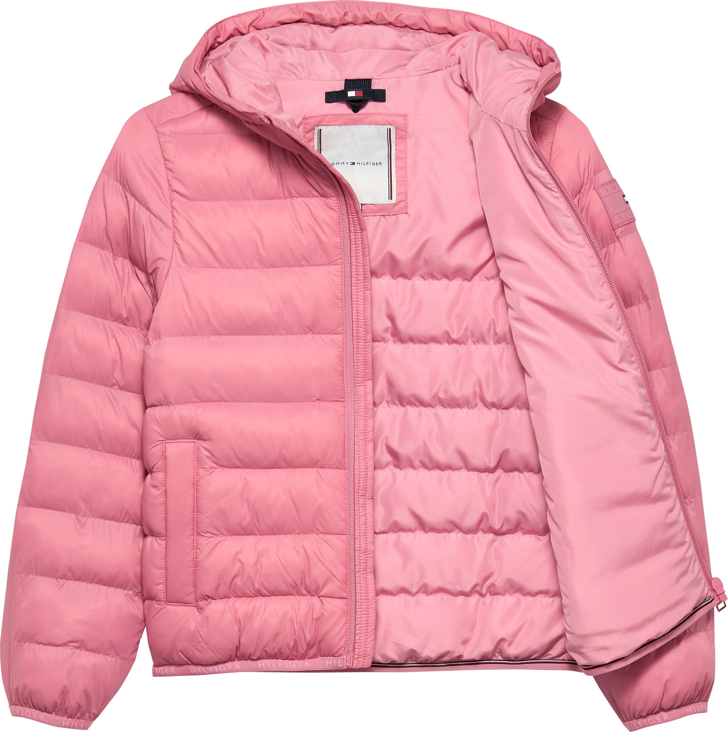 Tommy Hilfiger Steppjacke »U LIGHT DOWN HOODED JACKET« mit Kapuze Kinder bis 16 Jahre