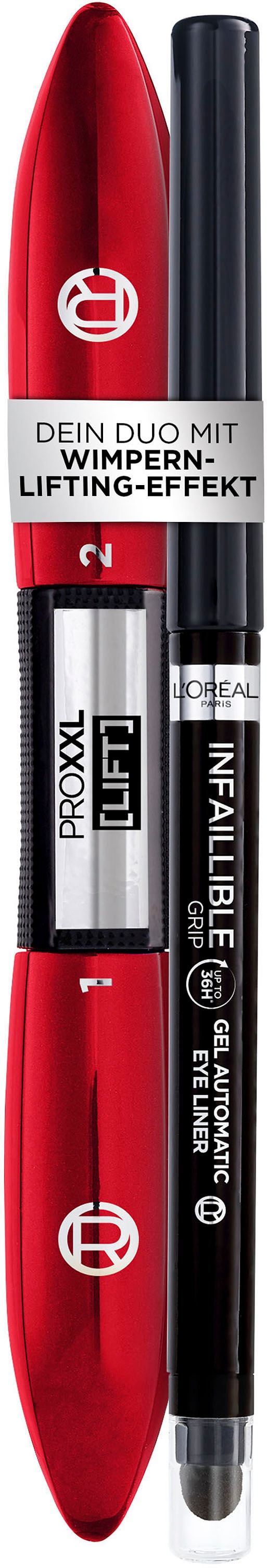 Schmink-Set »Intensive Blicke: Mascara + Liner«, (Set, 2 tlg.), mit vielseitigen...