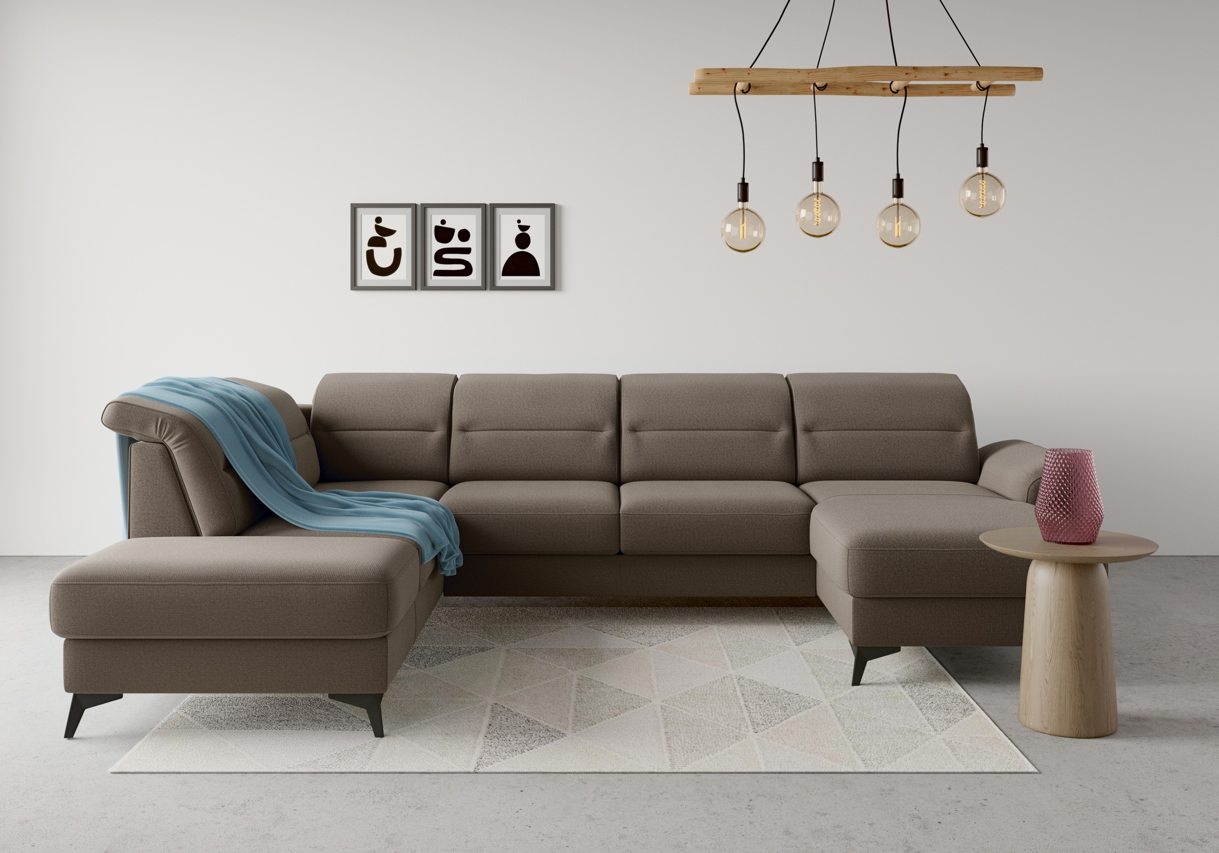 sit&more Wohnlandschaft Sinatra U-Form, optional mit Kopfteilverstellung un günstig online kaufen