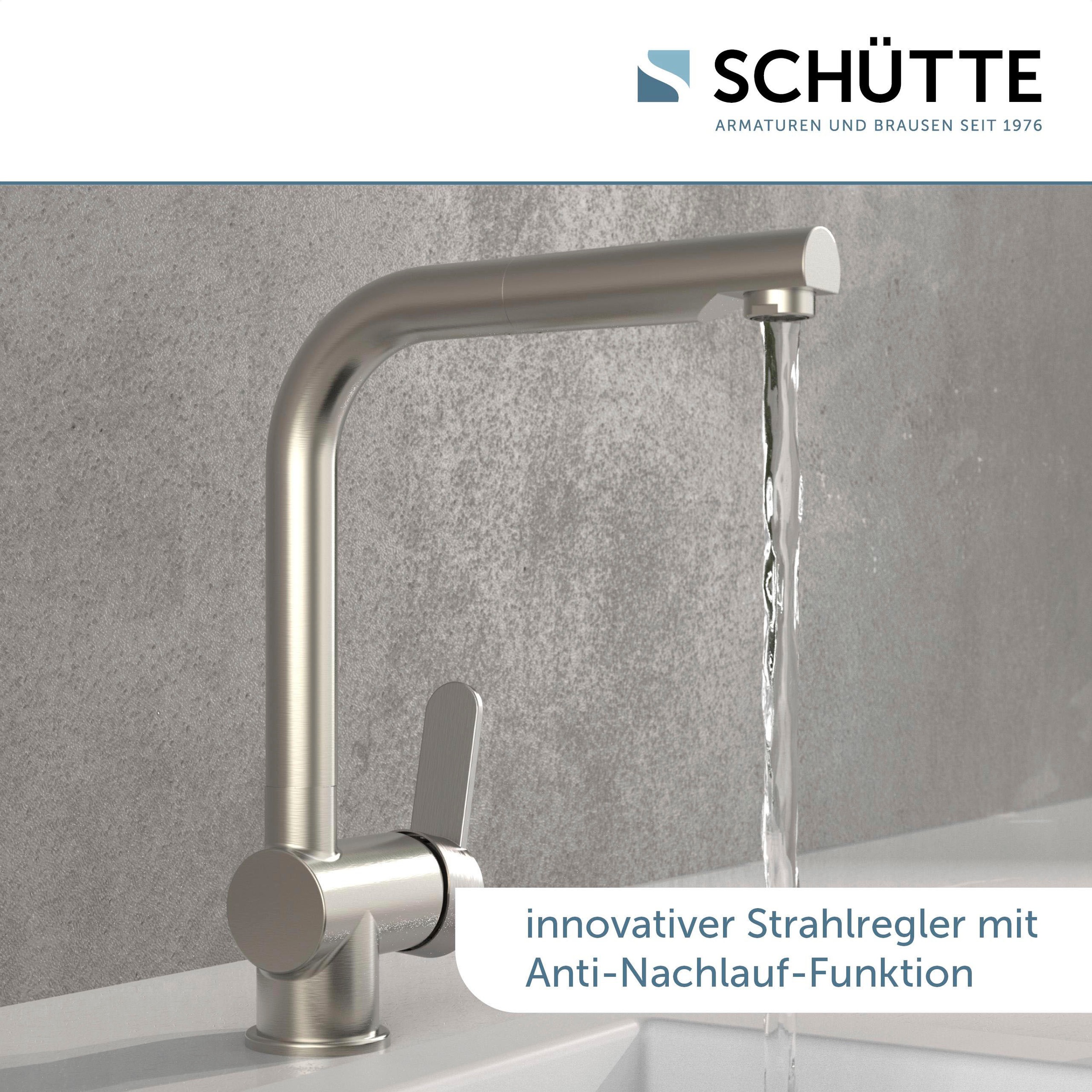 Schütte Spültischarmatur »LONDON« Niederdruck, 360° schwenkbarer Wasserhahn günstig online kaufen