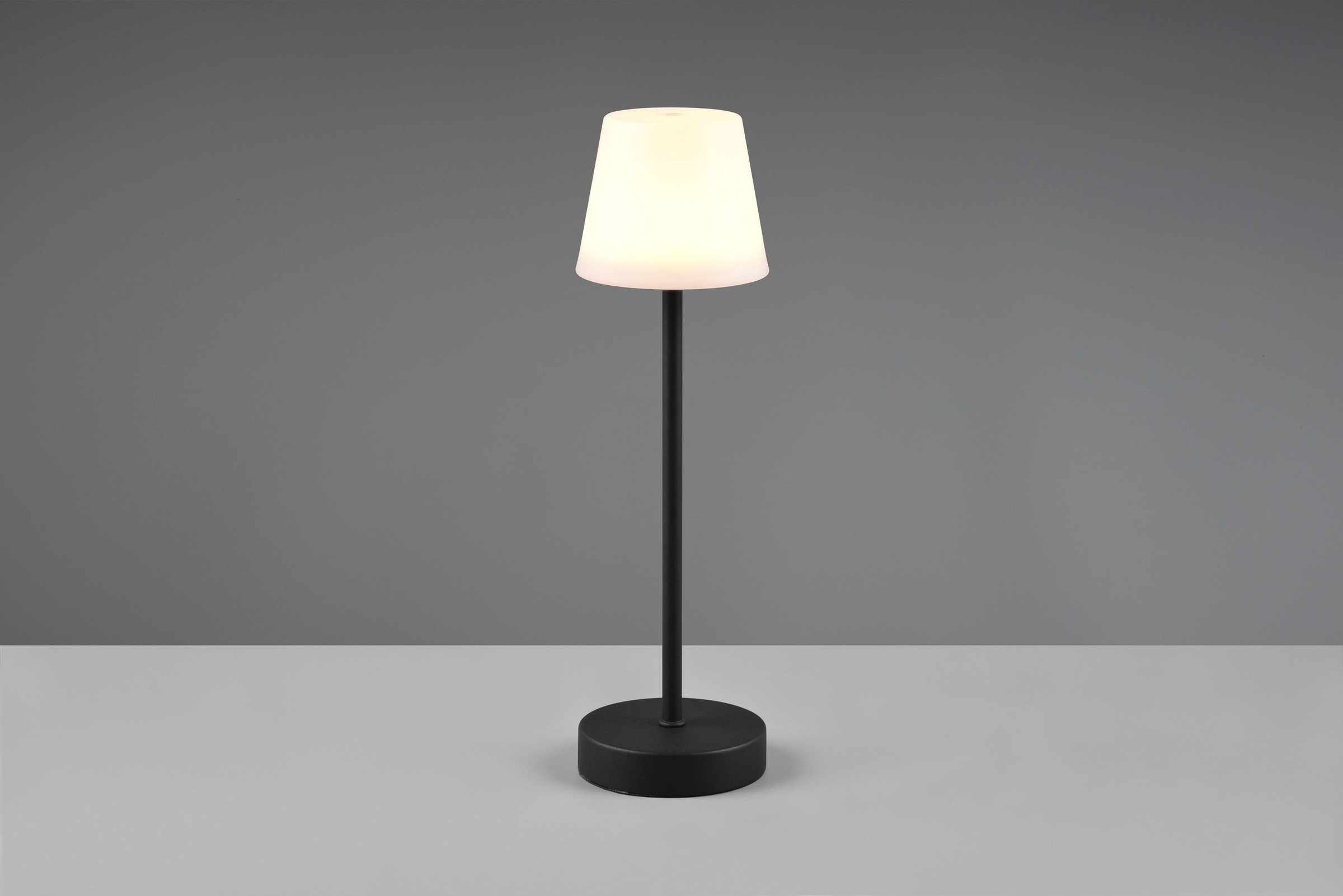 REALITY Leuchten LED Außen-Tischleuchte »Martinez«, 1 flammig, Leuchtmittel LED-Board | LED fest integriert, Touch Tischlampe dimmbar Lichtfarbe einstellbar, Akku, USB-C Anschluss