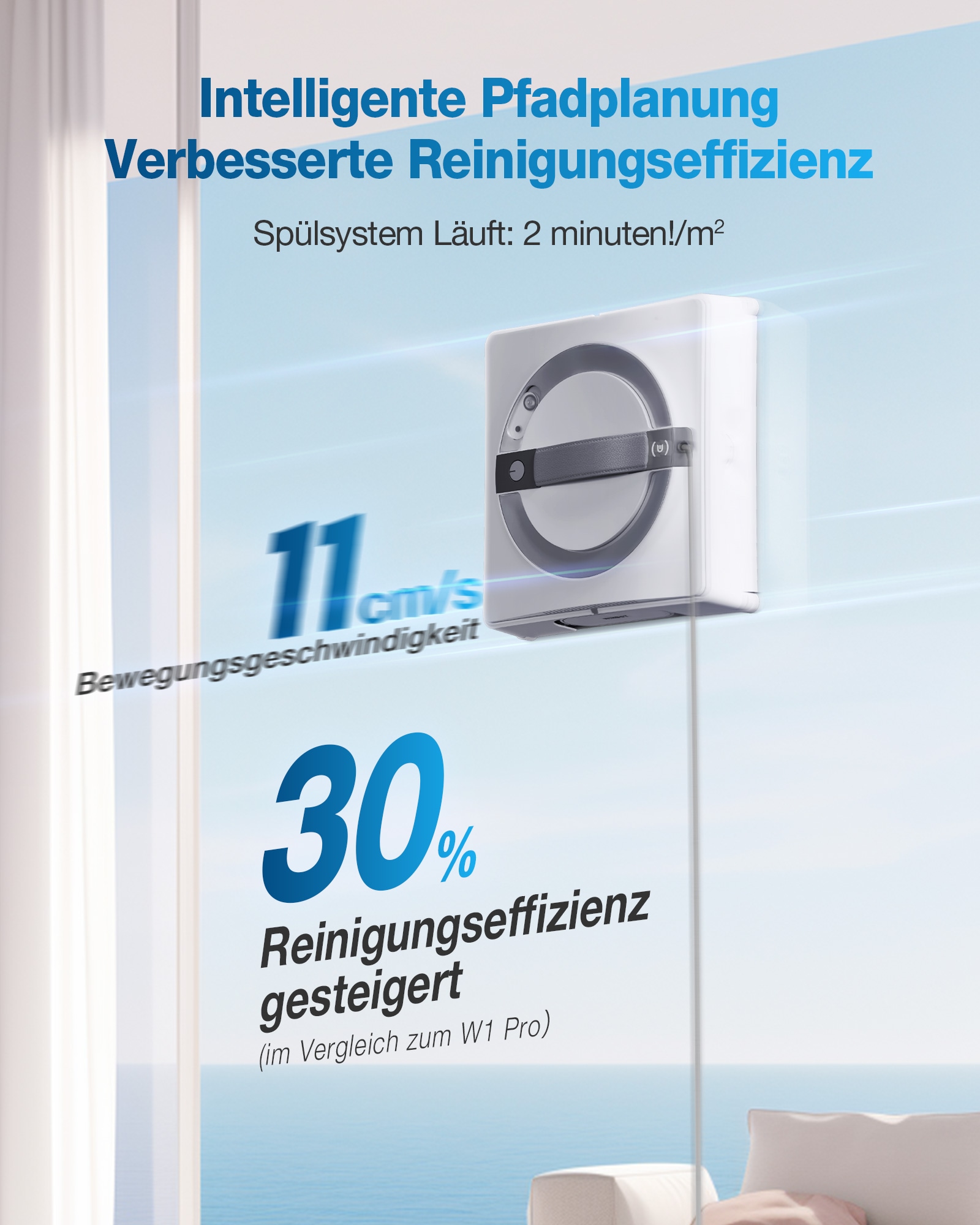 ECOVACS Fensterputzroboter »WINBOT W2 OMNI«, mit tragbarer Basisstation
