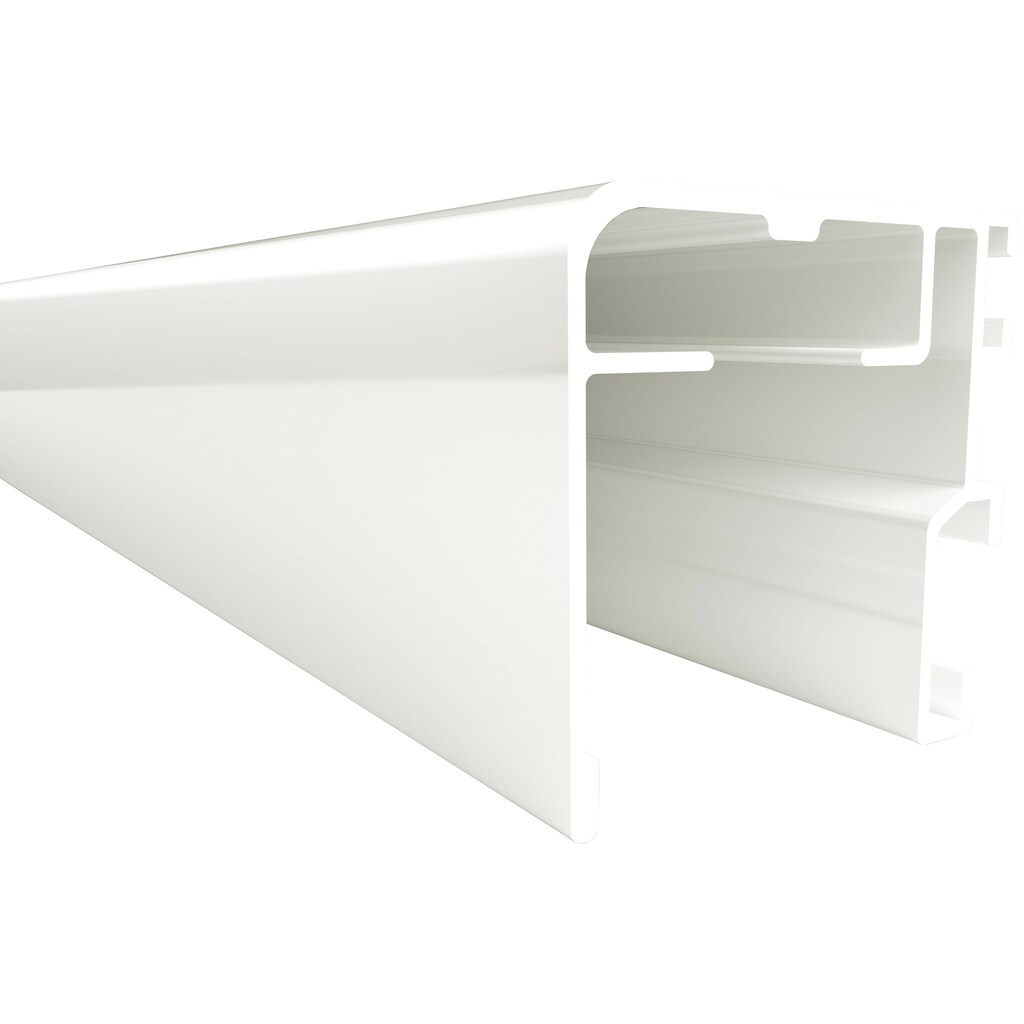 hecht international Insektenschutzrollo »für Dachfenster«, transparent, weiß/schwarz, BxH: 110x160 cm