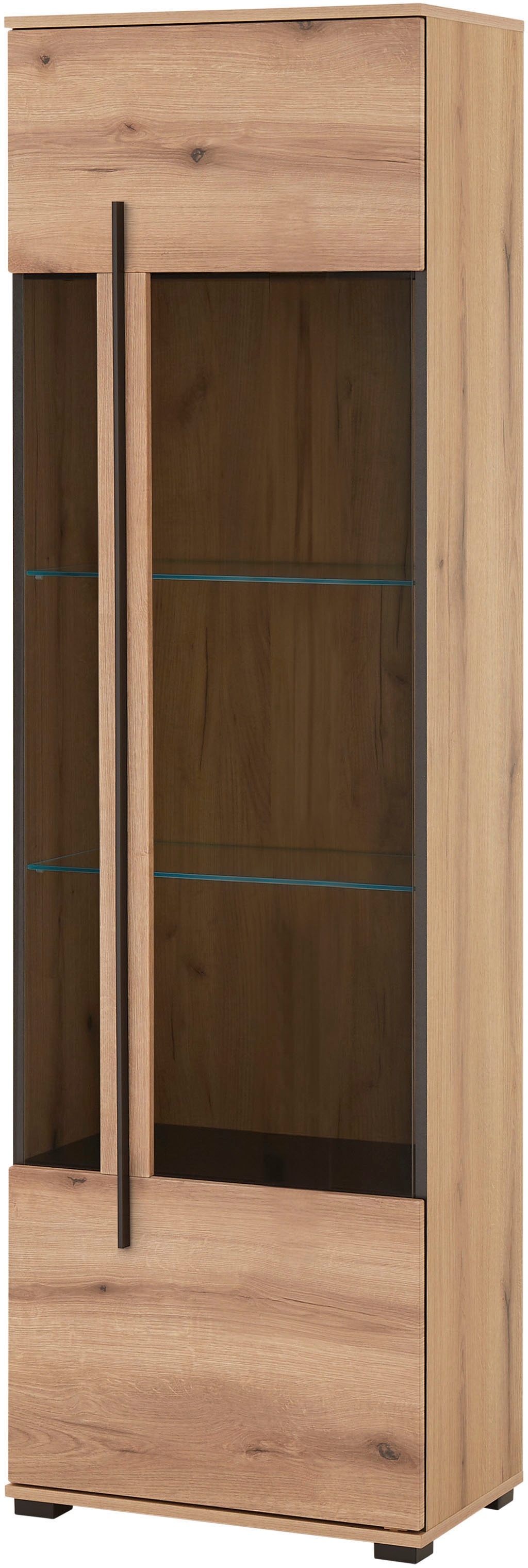 INOSIGN Vitrine »Cantara, Vitrinenschrank in Eiche Evoke oder weiß, Standvi günstig online kaufen