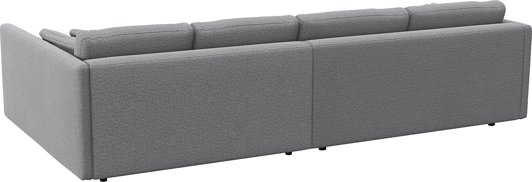 FLEXLUX Ecksofa »Lovane«, Weich & anschmiegsam, große Sitztiefe auf Kaltschaum, Dekokissen inkl.