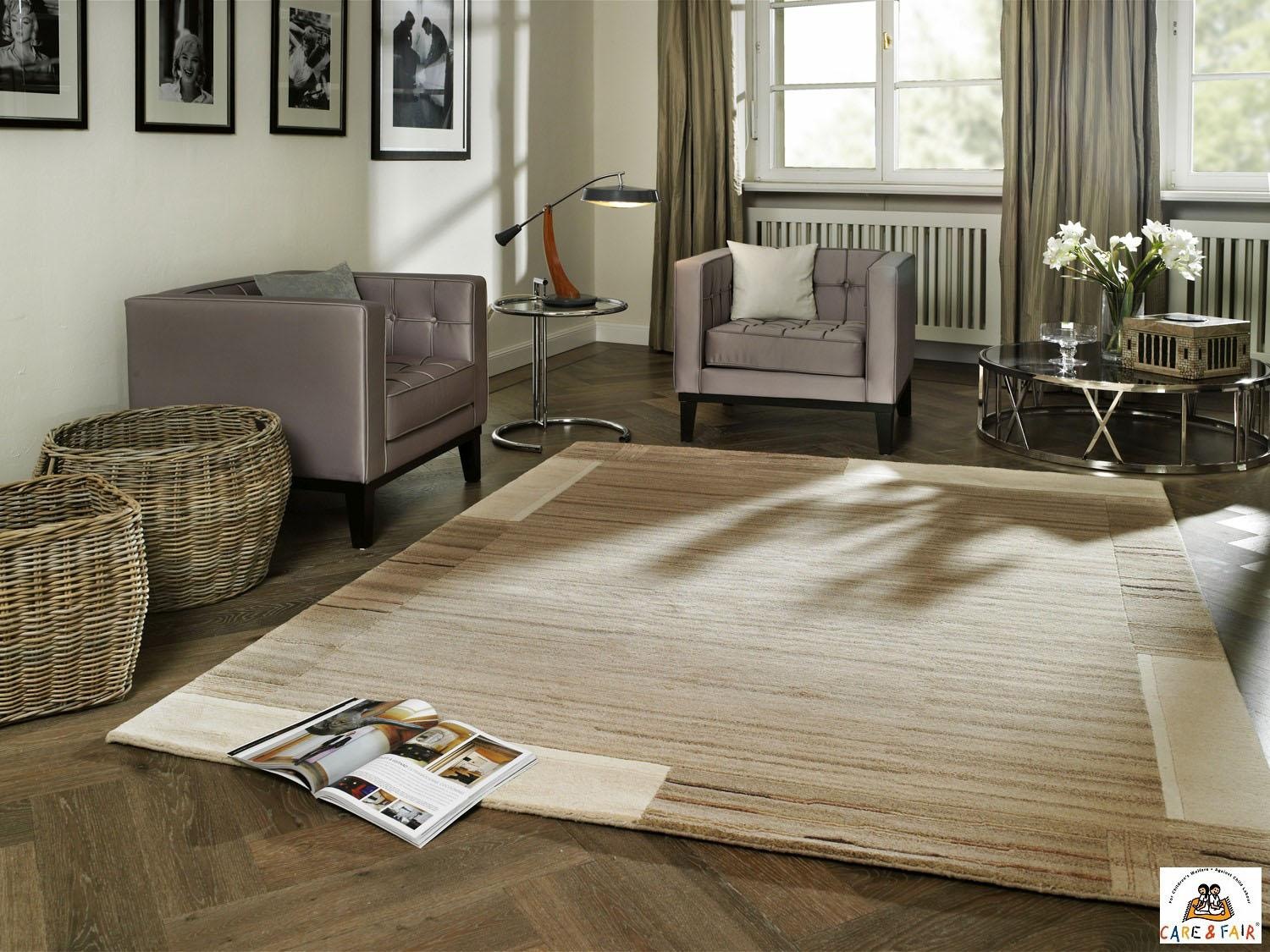 OCI DIE TEPPICHMARKE Orientteppich »Savana Kite, Wollteppich«, rechteckig, günstig online kaufen
