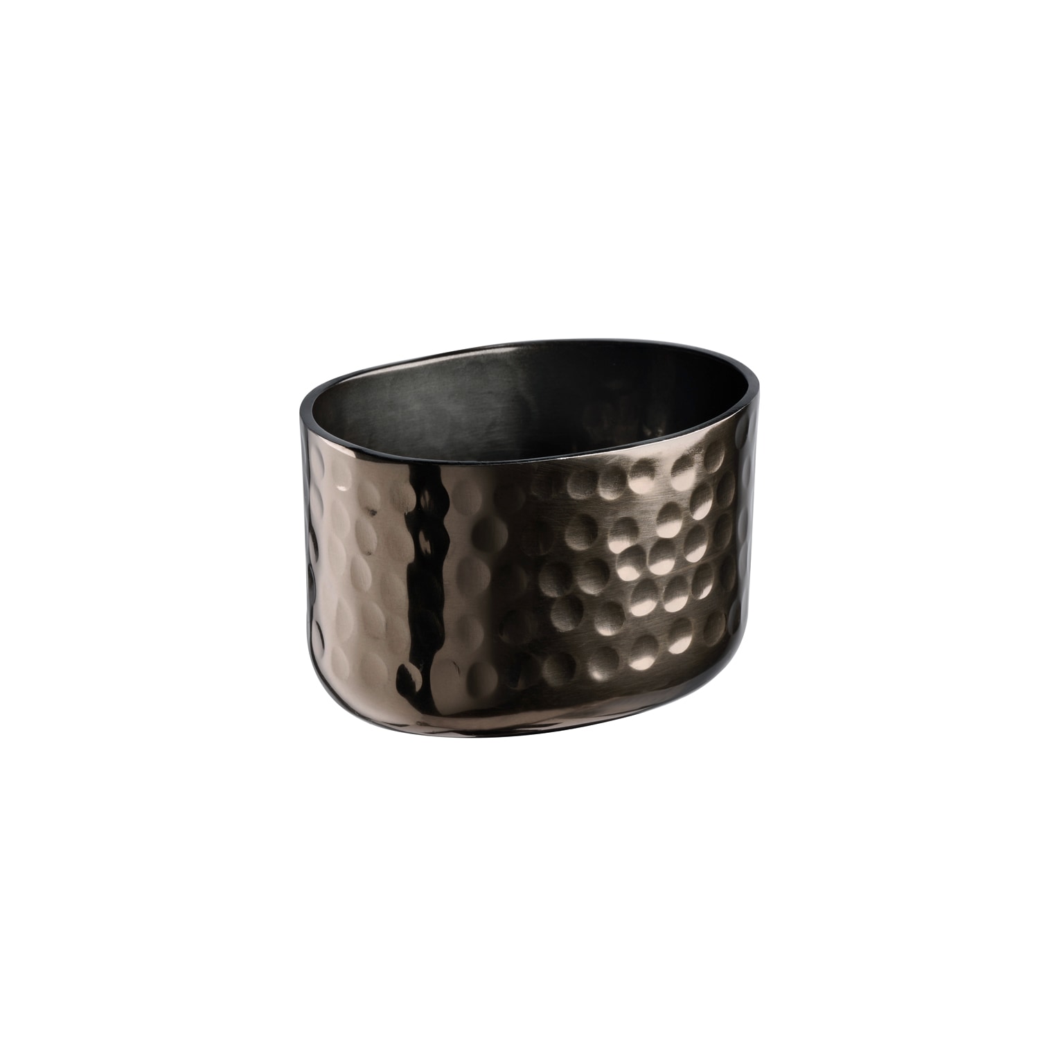 APS Dipschale »CRAFT, Aluminium, 8,5 x 6,5 cm« 1 tlg. aus Melamin Aluminium Dipschale gehämmert, robust, leicht und kompakt