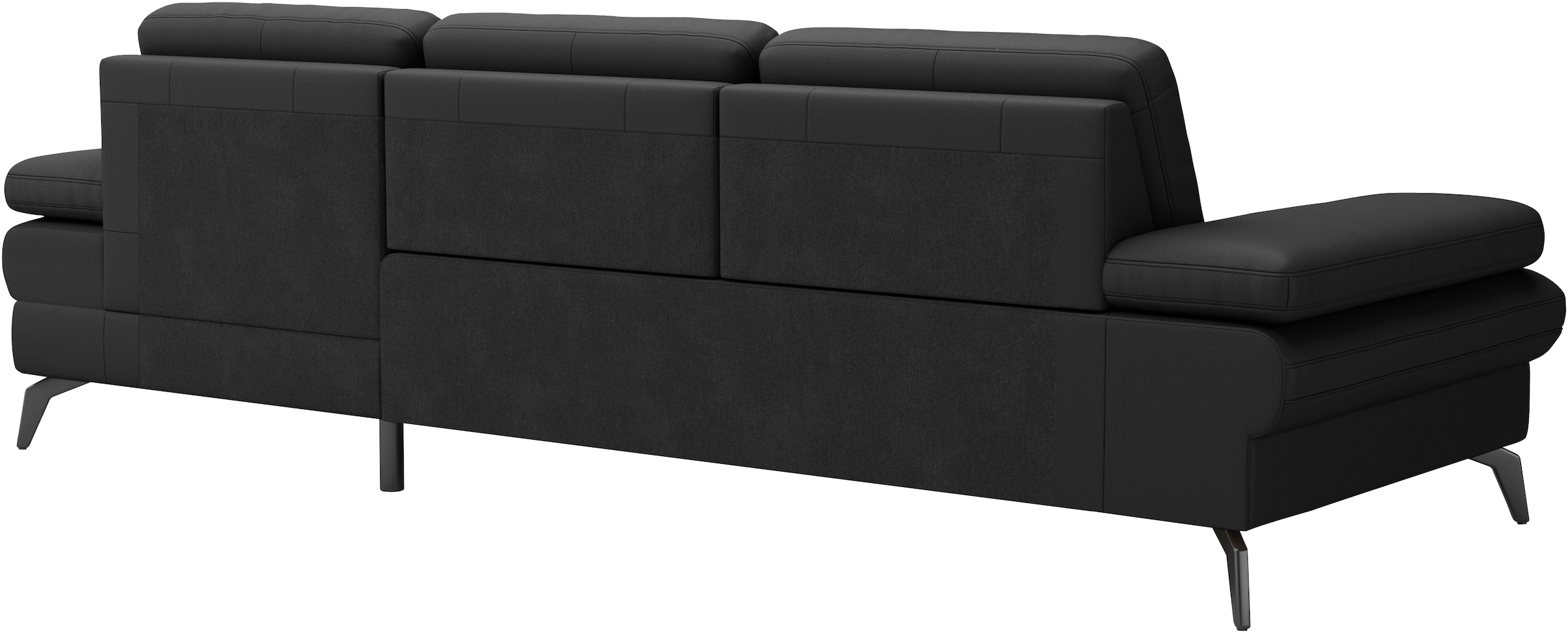 sit&more Ecksofa »Morris L-Form, inkl. Sitztiefenverstellung«, wahlweise mit Armteilverstellung, Bettfunktion & Bettkasten