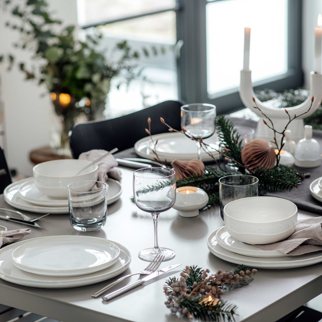 like. by Villeroy & Boch Frühstücksteller »Frühstücksteller Winter Glow ø 21,1 cm 6er Set beige«