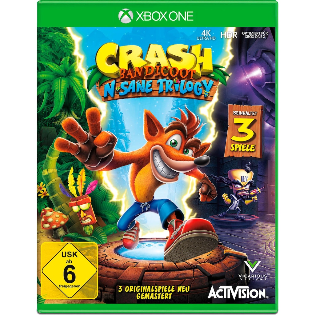 Activision Spielesoftware »Crash Bandicoot N. Sane Triology«, Xbox One