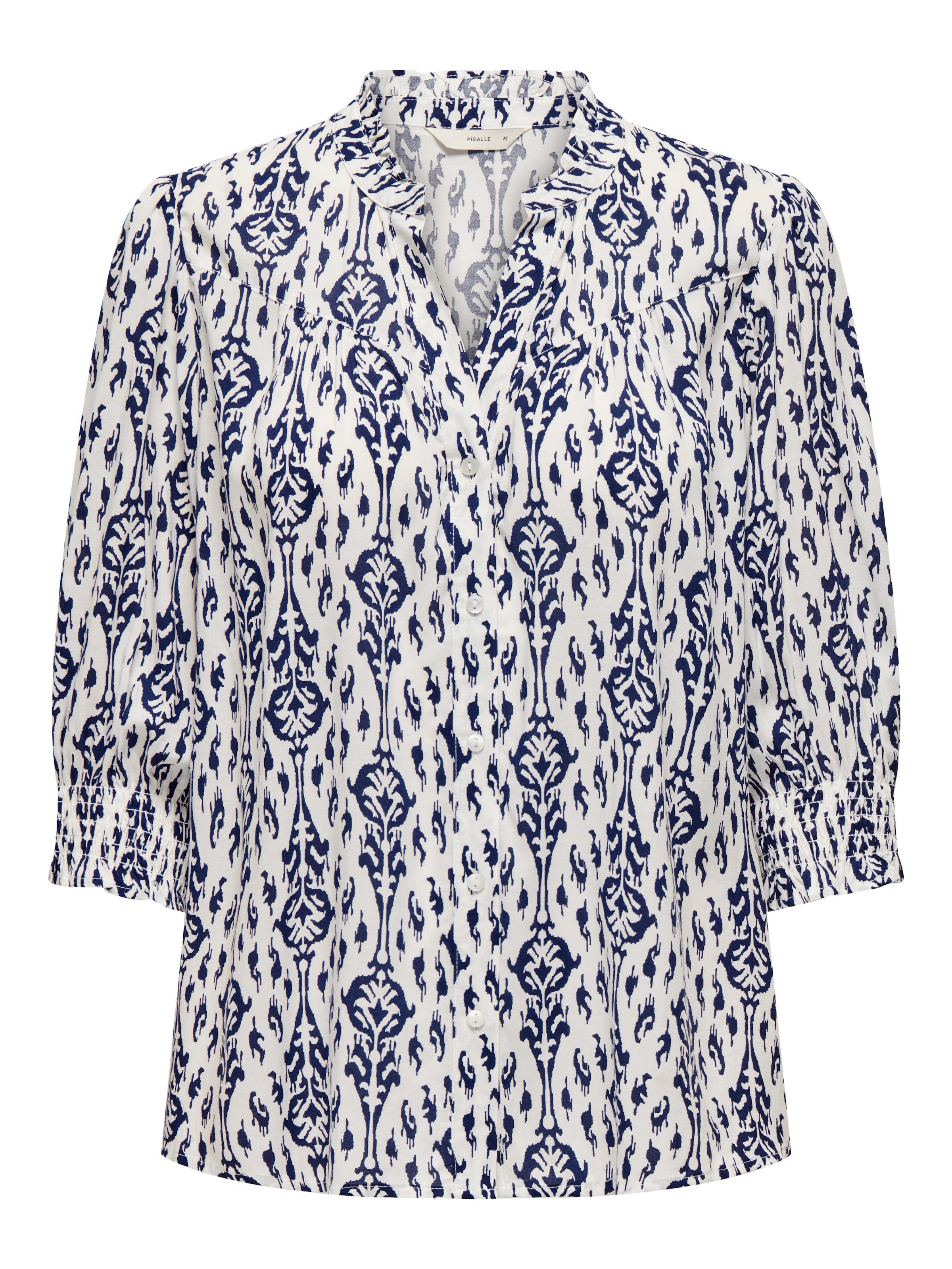 ONLY Kurzarmbluse »ONLRAYA 3/4 SHIRT WVN NOOS« Viskose, regular fit