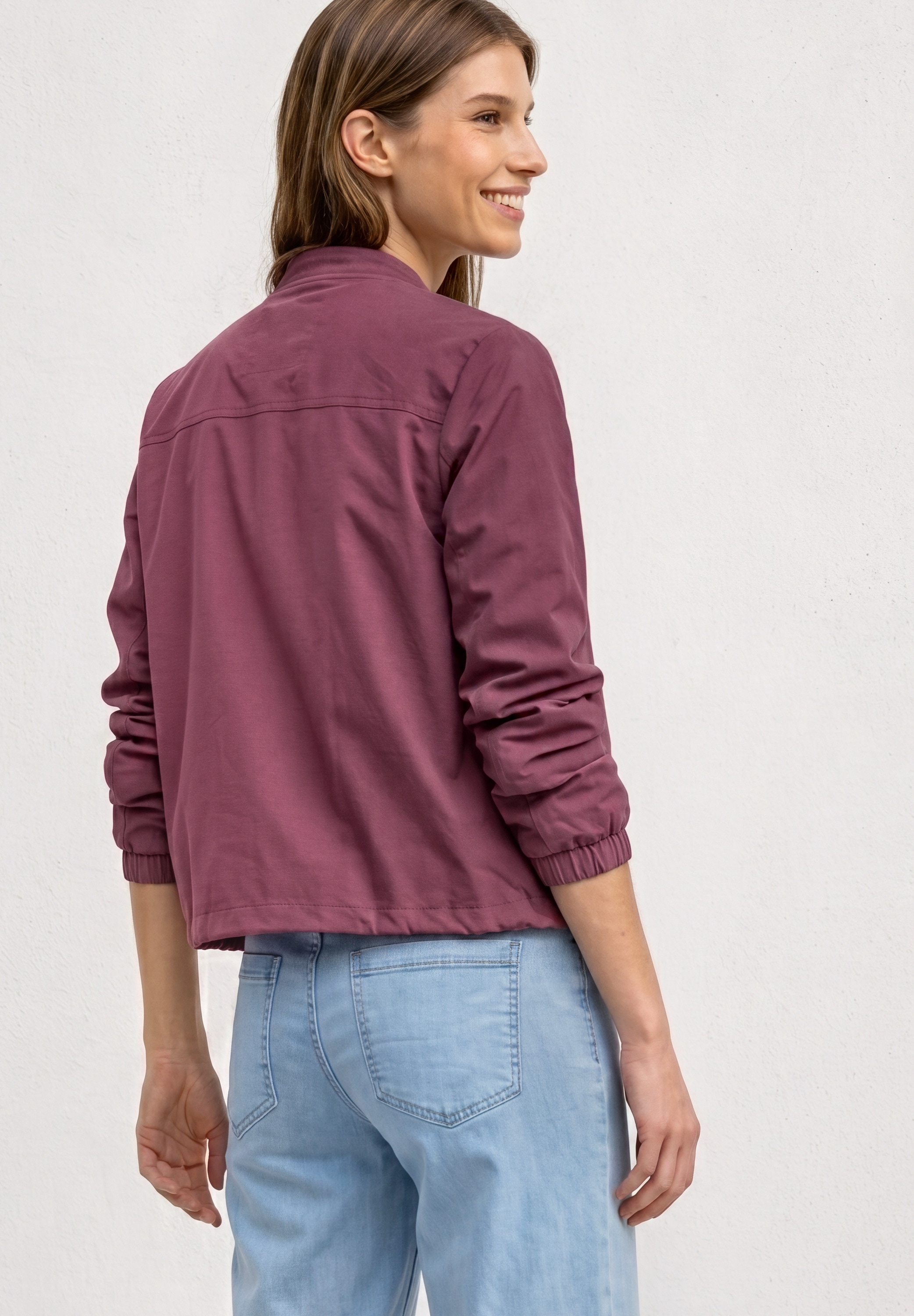 STREET ONE Blouson ohne Kapuze Langarm Blouson mit Zipper