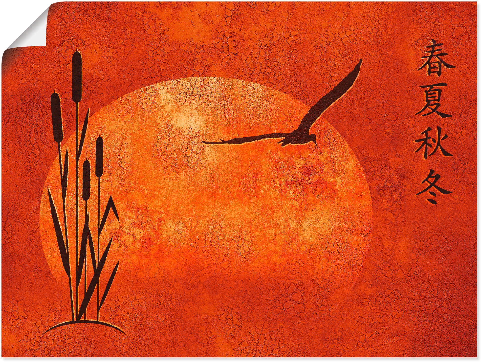 Artland Wandbild »Asiatische Jahreszeiten«, Zen, (1 St.), als Poster, Wanda günstig online kaufen