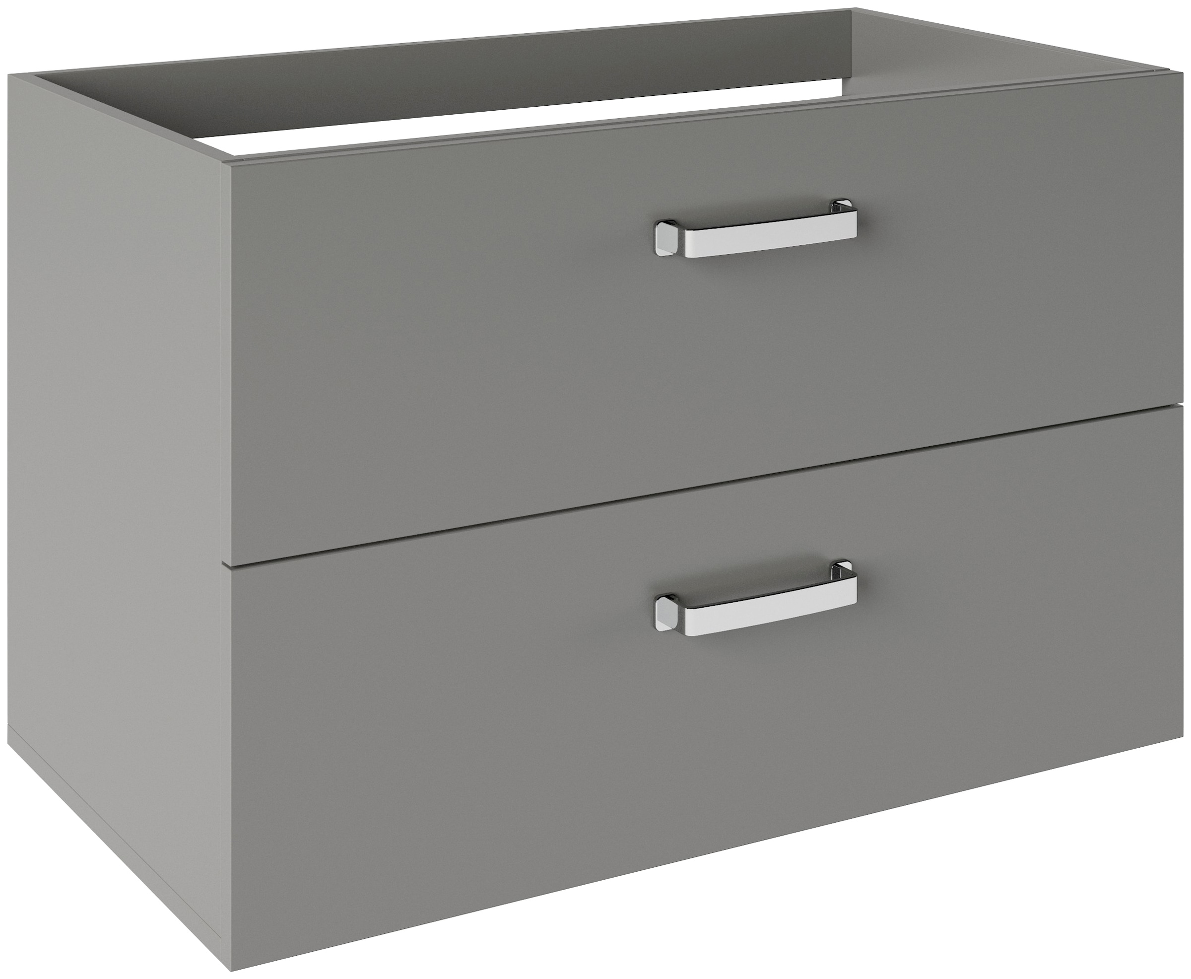 welltime Waschtisch »Cosmo«, Breite 80cm, mit Keramik Waschbecken, Badmöbel, Waschplatz eiche