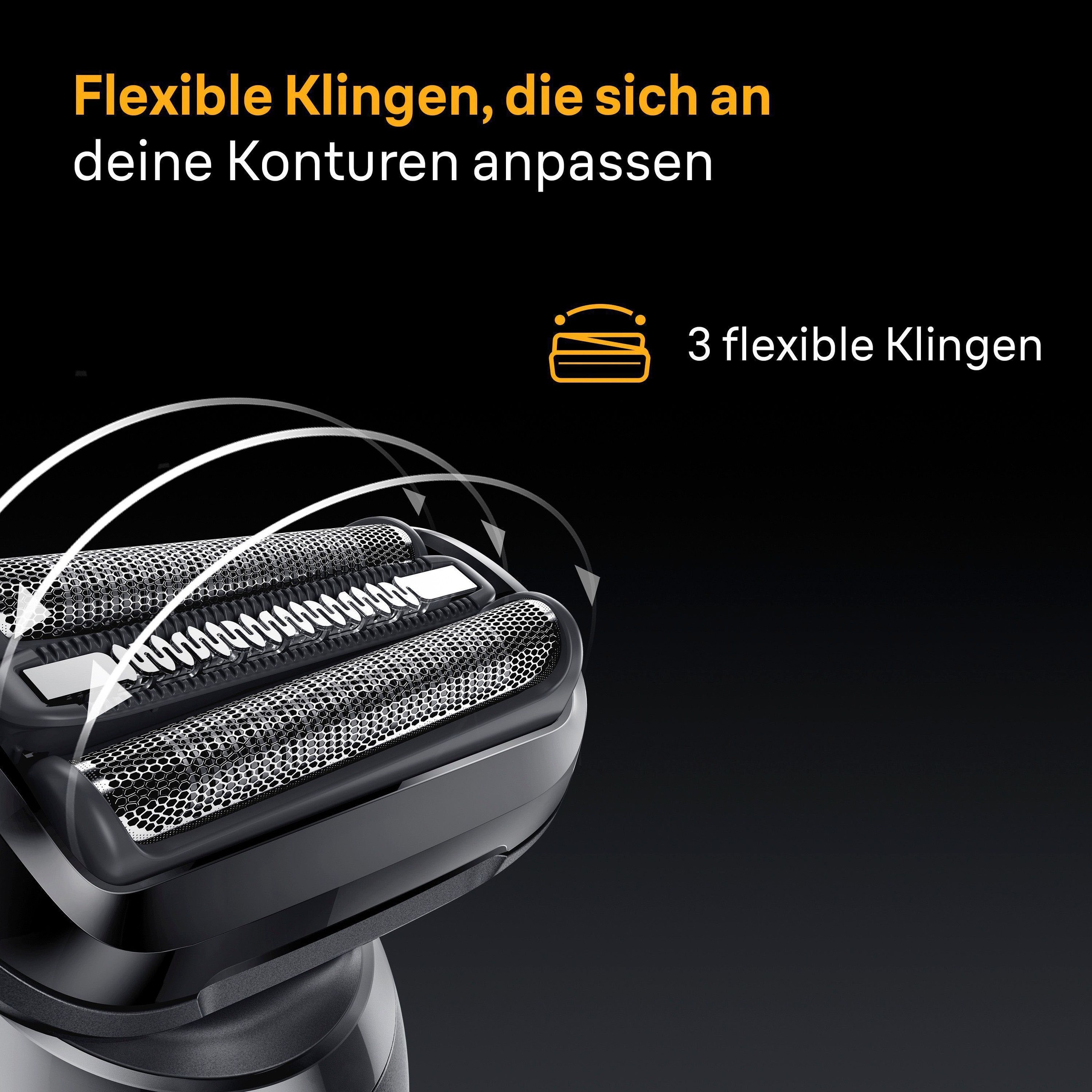 Braun Elektrorasierer »Series 5 52-N7200cc« Reinigungsstation Wasserdichter Folienrasierer, mit Präzisionstrimmer