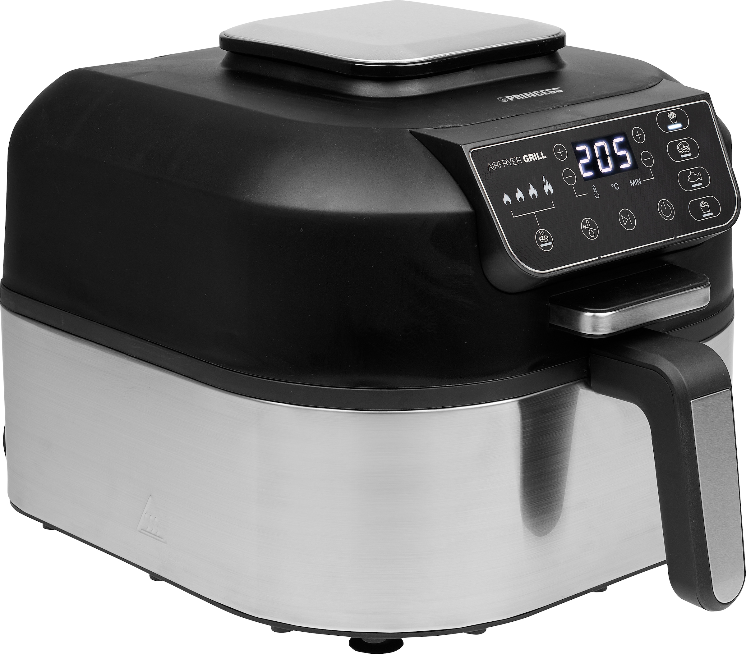 PRINCESS Heißluftfritteuse »182092 Airfryer Grill – 2-in-1 Heißluftfritteus günstig online kaufen