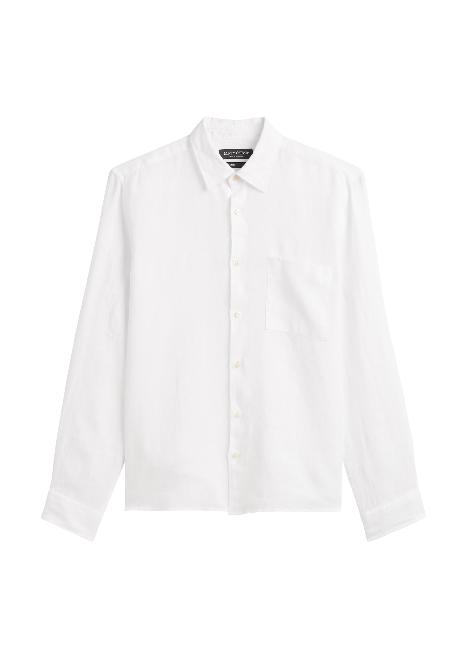 Marc O'Polo Leinenhemd, im klassisch cleanen Look