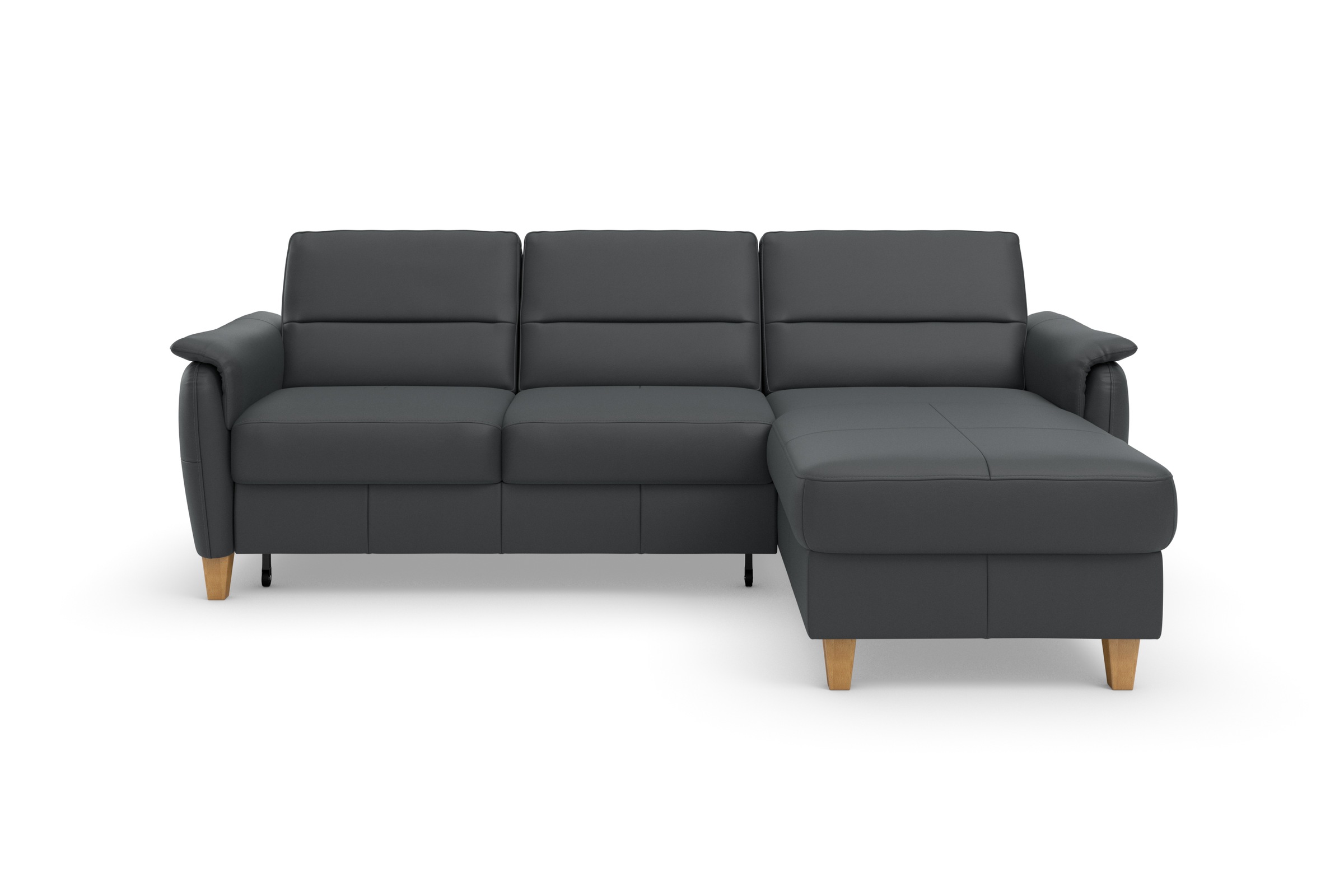 Home affaire Ecksofa »Palmera L-Form, B: 244 cm« optional Bettfunktion & Be günstig online kaufen