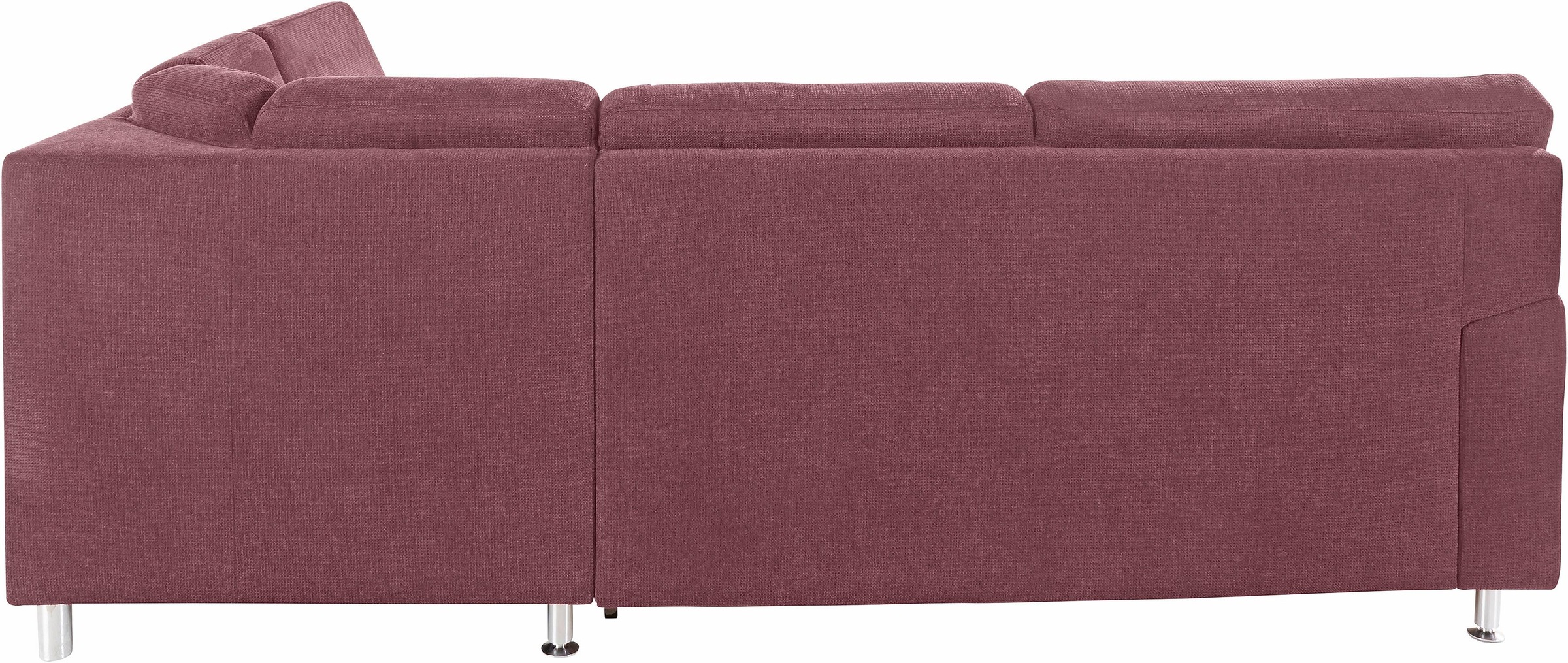 sit&more Ecksofa »Belfort L-Form«, wahlweise mit Vorziehsitz und Bettkasten