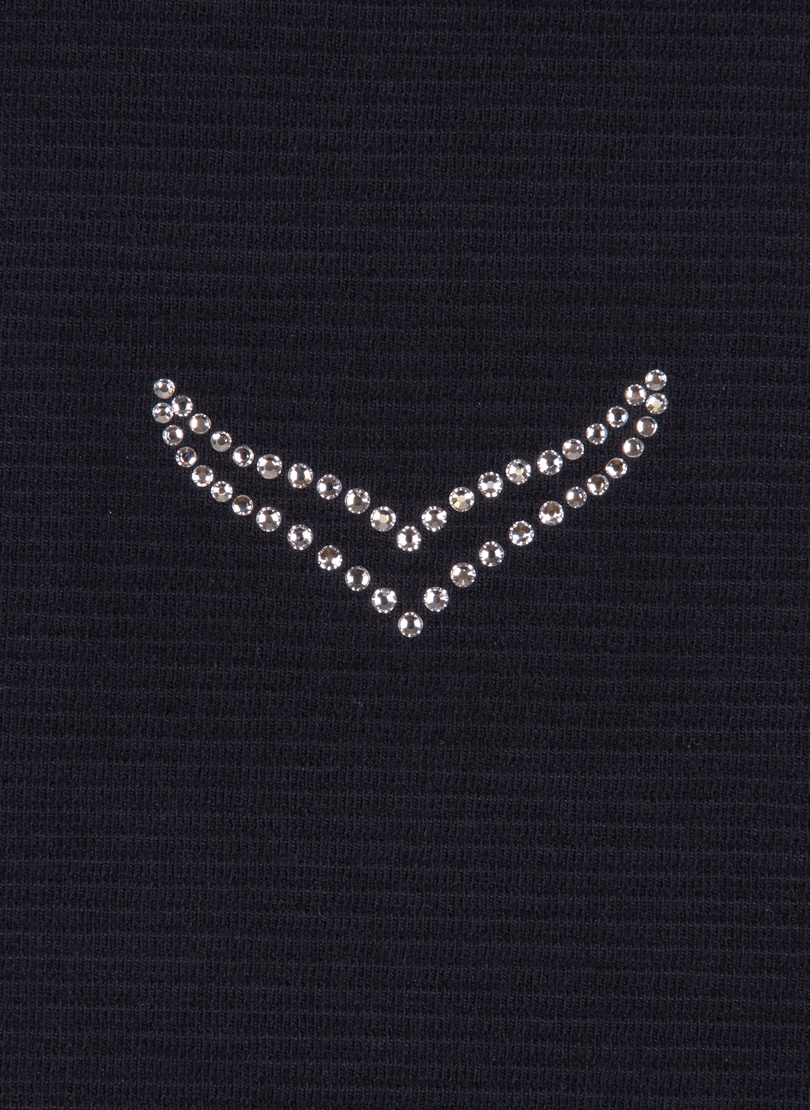 Trigema Sweatjacke »TRIGEMA Jacke mit funkelnden Strass-Steinen« 1 Stk.