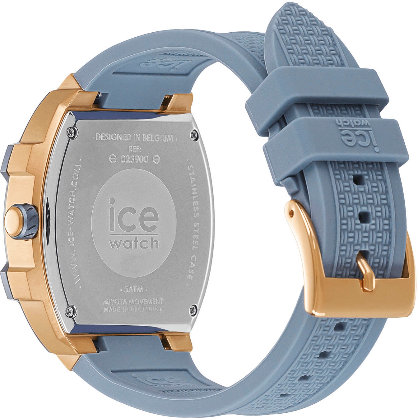 ice-watch Multifunktionsuhr »ICE boliday - Steel - Medium - MT«, Quarzuhr, Armbanduhr, Damenuhr, analog, Silikonarmband, Datum