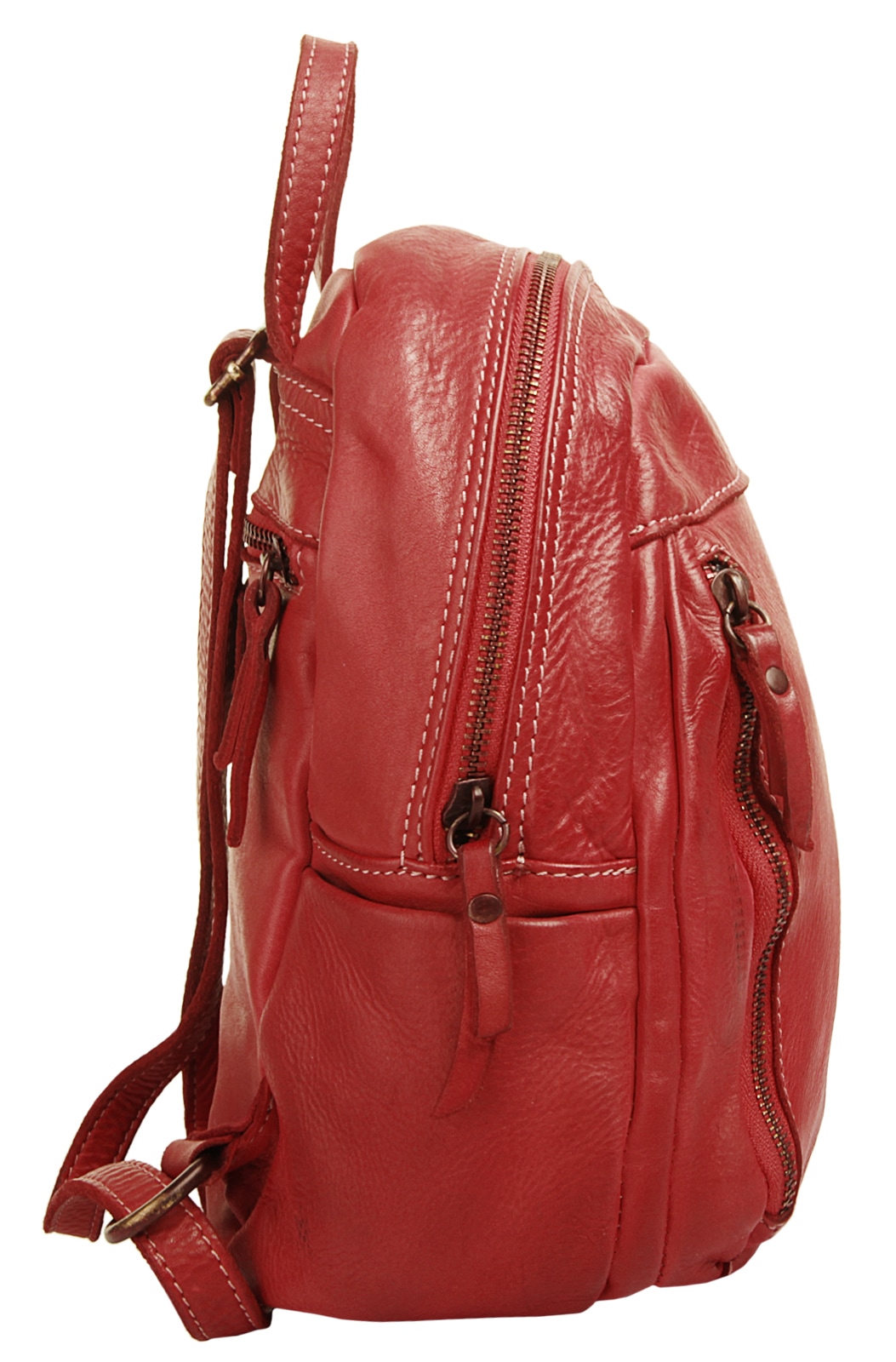 Cluty Cityrucksack, echt Leder, Made in Italy